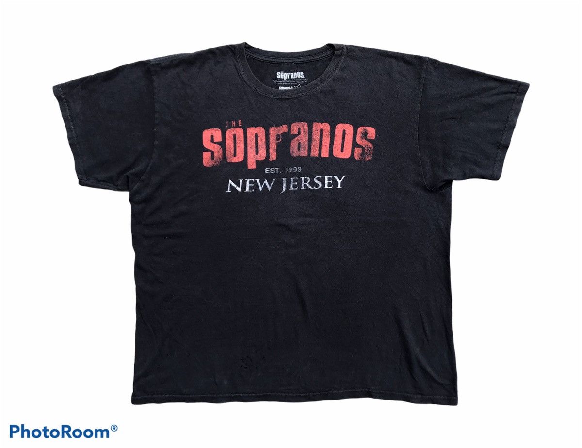 Vintage Y2k The Sopranos Hbo Movie Promo New Jersey Xl Tee Hoodie, Sweatshirt | PodTeesHub.com