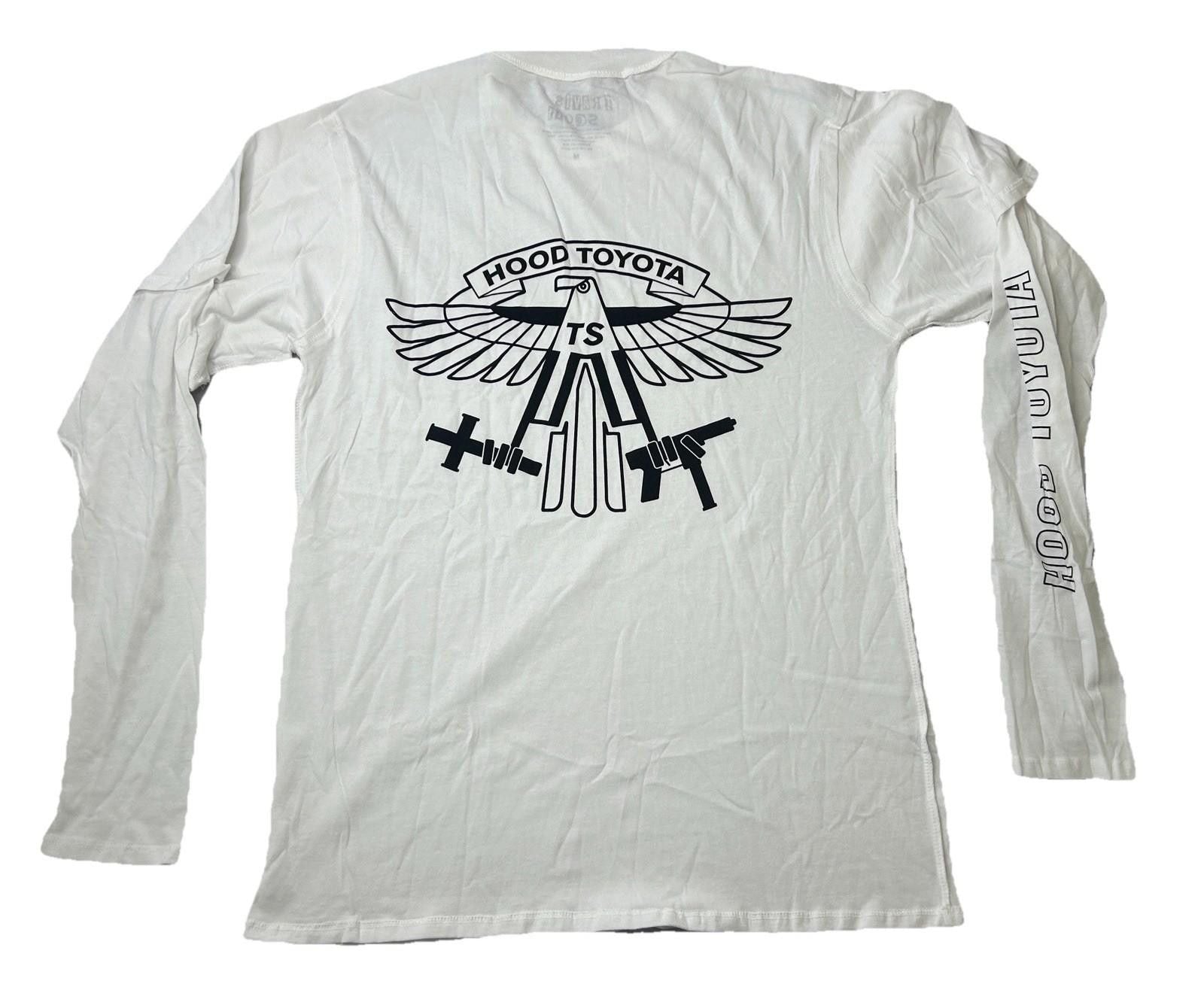 Scott Travis Scott Hood Toyota White Longsleeve Shirt Men S Medium Hoodie, Sweatshirt | PodTeesHub.com