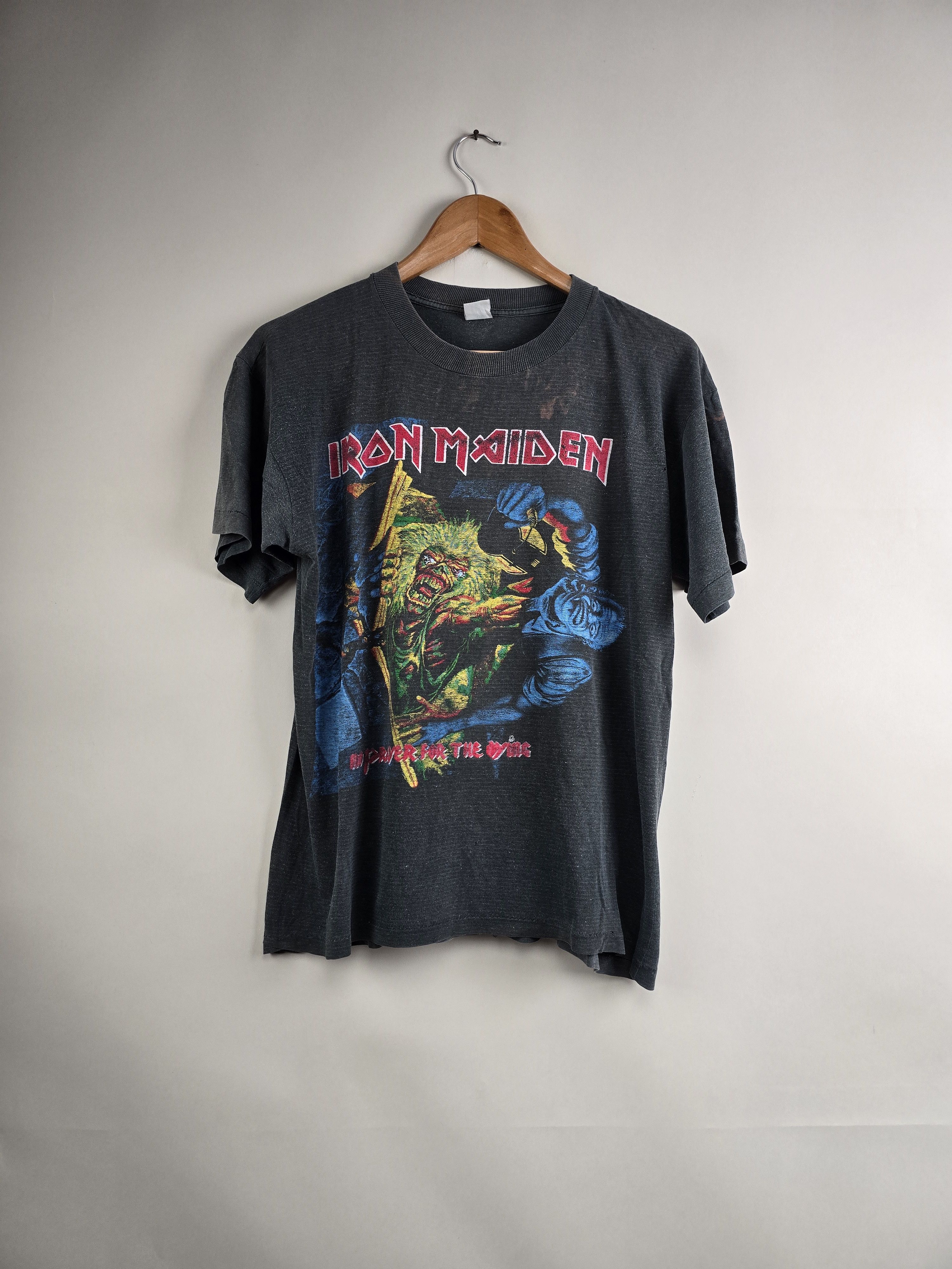 Iron Maiden X Vintage 1990 Iron Maiden No Prayer For The Dying L 21 25 T-Shirts, Hoodie, Sweatshirt | PodTeesHub.com