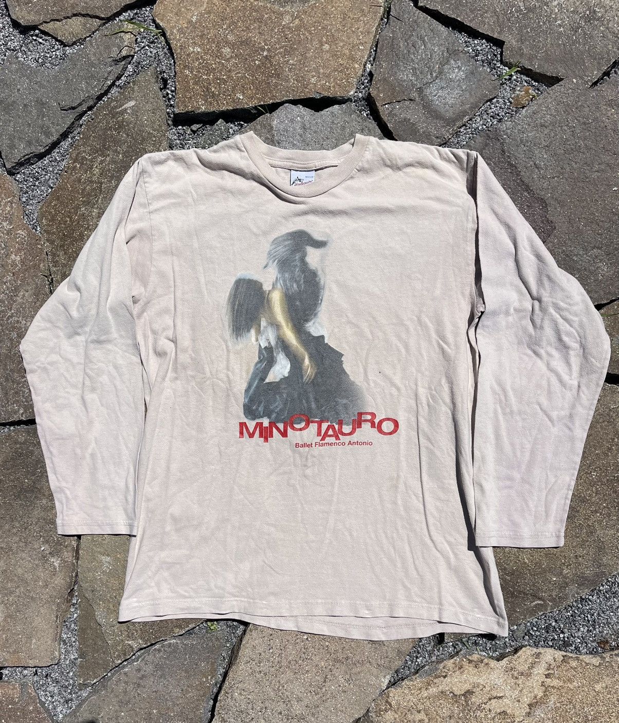 Japanese Brand Y2k Vintage Minotauro Ballet Vintage Long Sleeve T Shirt Tee Hoodie, Sweatshirt | PodTeesHub.com