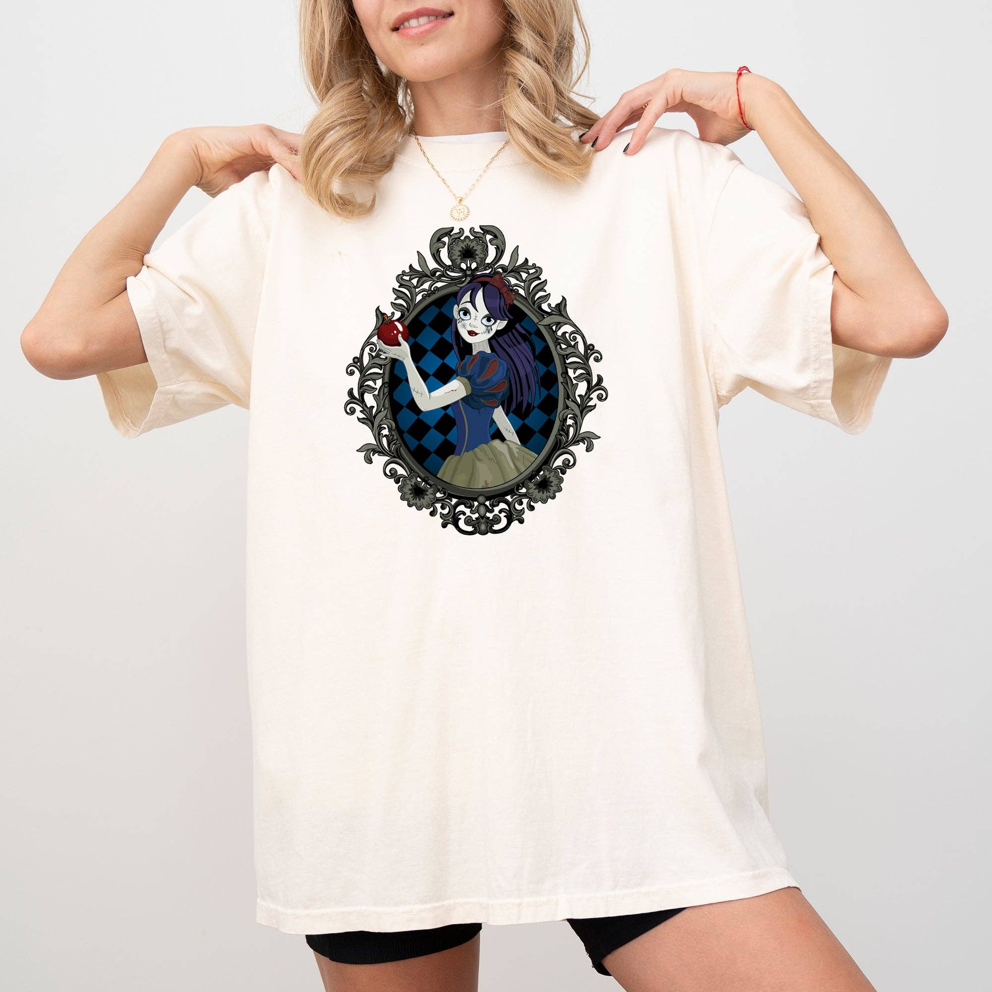 Snow White, Princess, Skeleton, Funny, Halloween T-Shirt Hoodie, Sweatshirt | PodTeesHub.com
