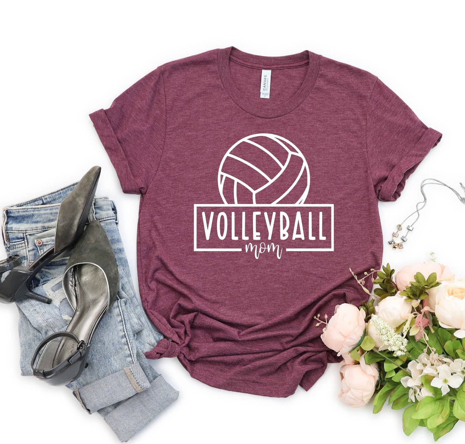 Volleyball Mom T-Shirt Hoodie, Sweatshirt | PodTeesHub.com