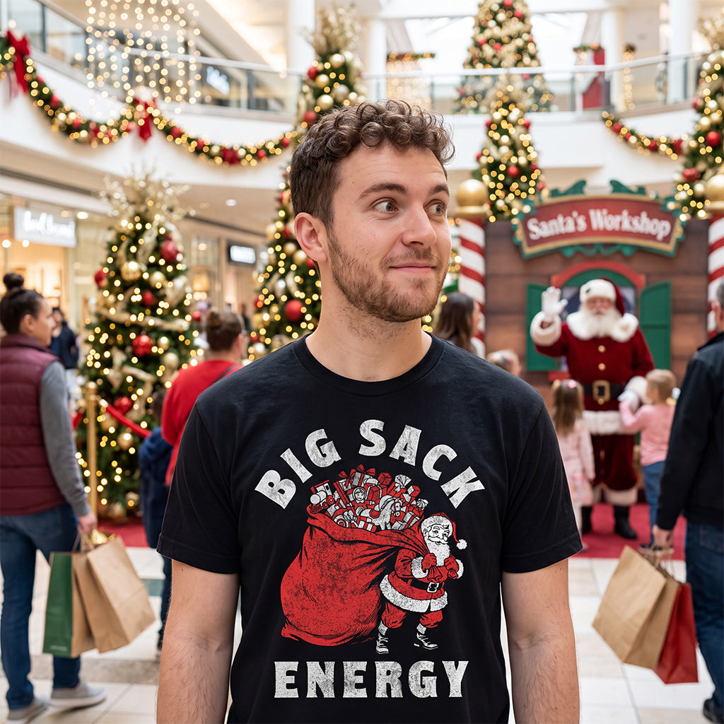 Big Sack Energy Santa Men's T Shirt
