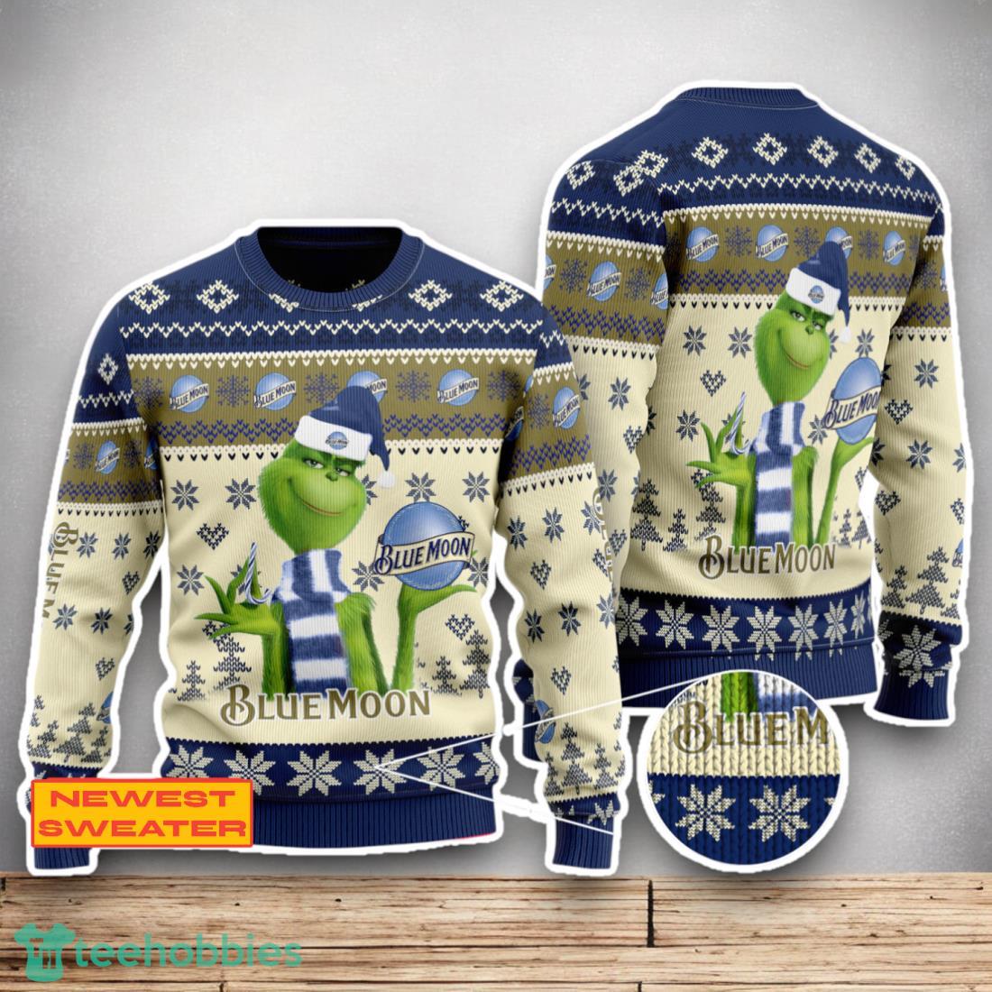 Blue Moon The Grinch Ugly Christmas Sweater Christmas Special Gifts For Men Women