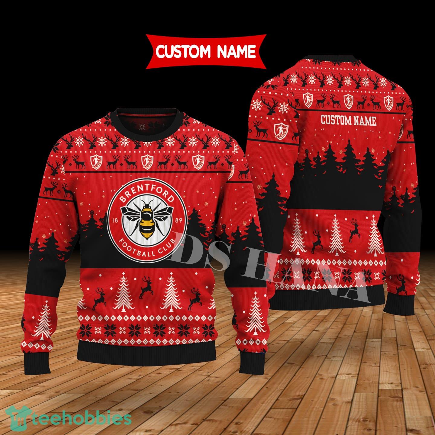 Brentford Custom Name Merry Xmas Sweater For Soccer Sport Team’s Fans Sweater