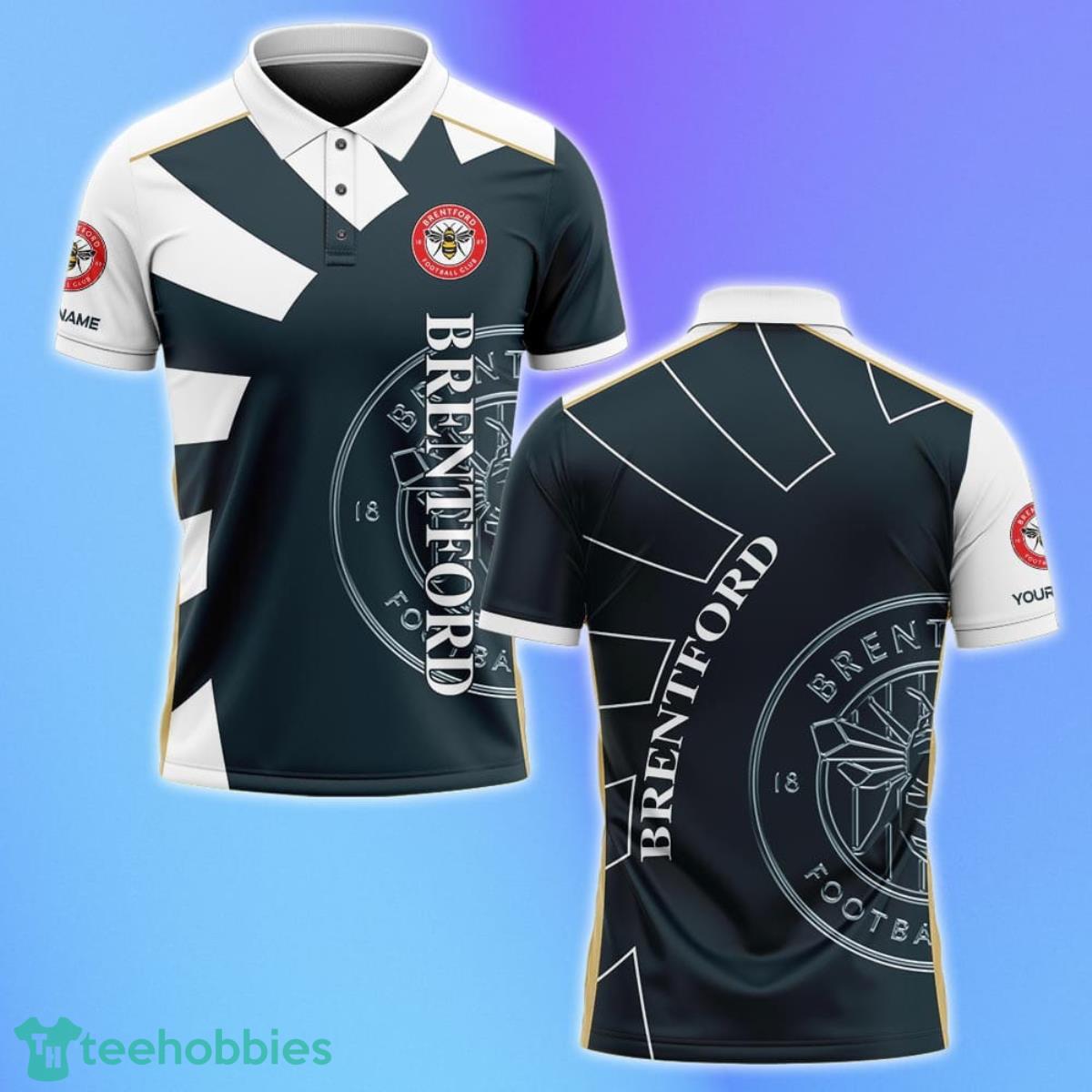 Brentford Polo Shirt Custom Name Gifts For Loved Ones