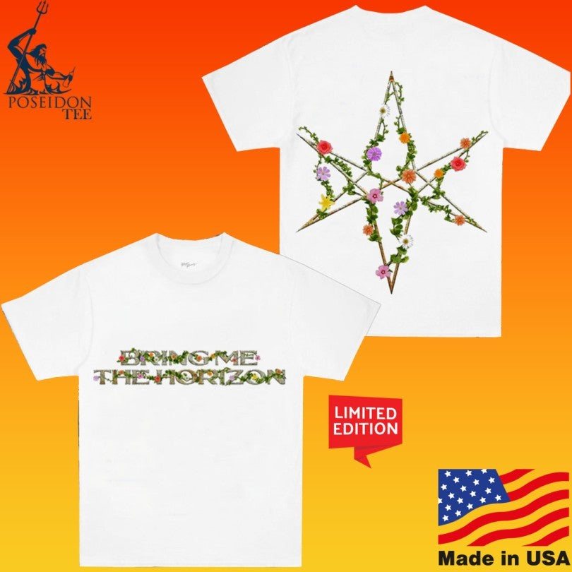 Bring Me The Horizon Floral Hex T-shirt