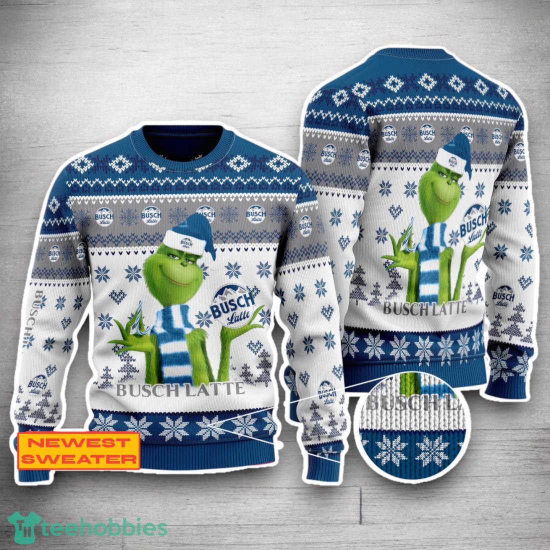 Busch Latte The Grinch Ugly Christmas Sweater Christmas Special Gifts For Men Women