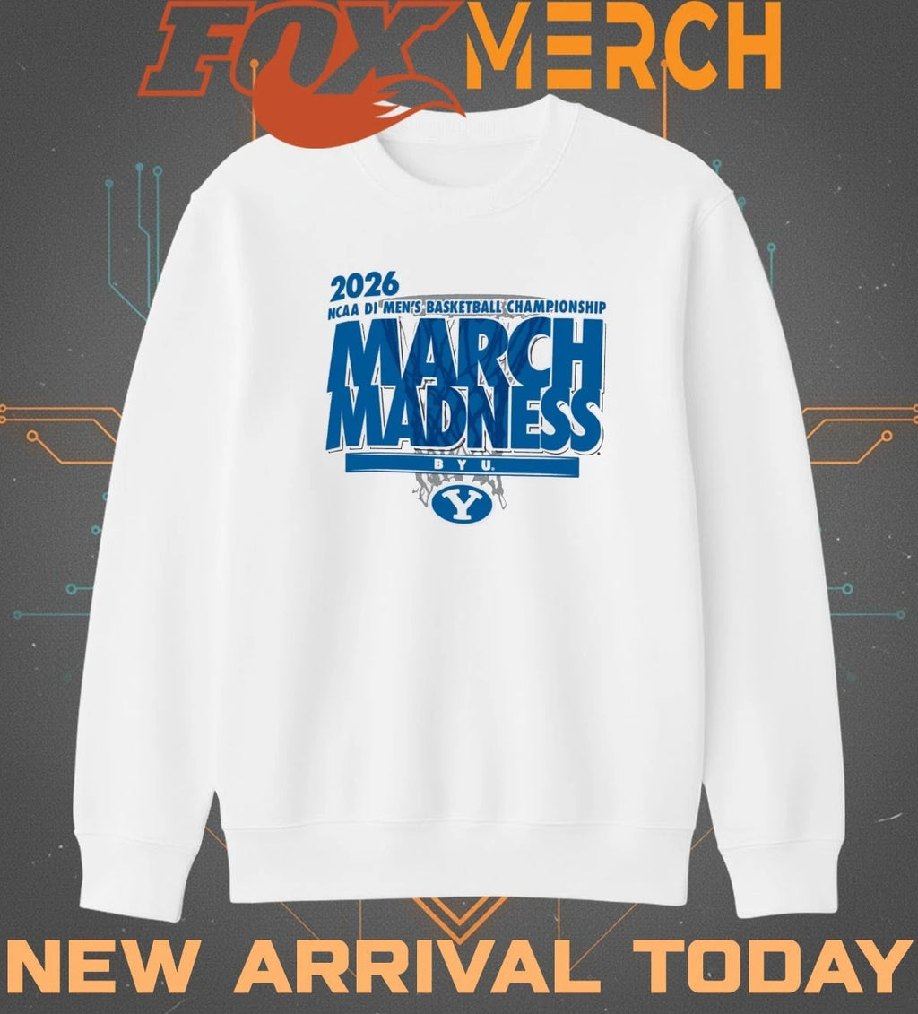 BYU Cougars 2026 NCAA DI Men’s Basketball Championship March Madness t-shirt