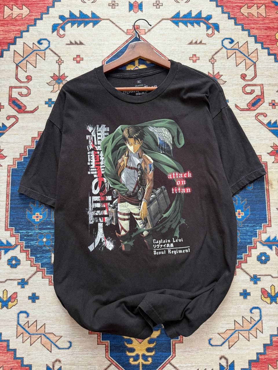 Anime Very Rare Attack Titan Season 3 Levi Solo Character T-Shirts, Hoodie, Sweatshirt