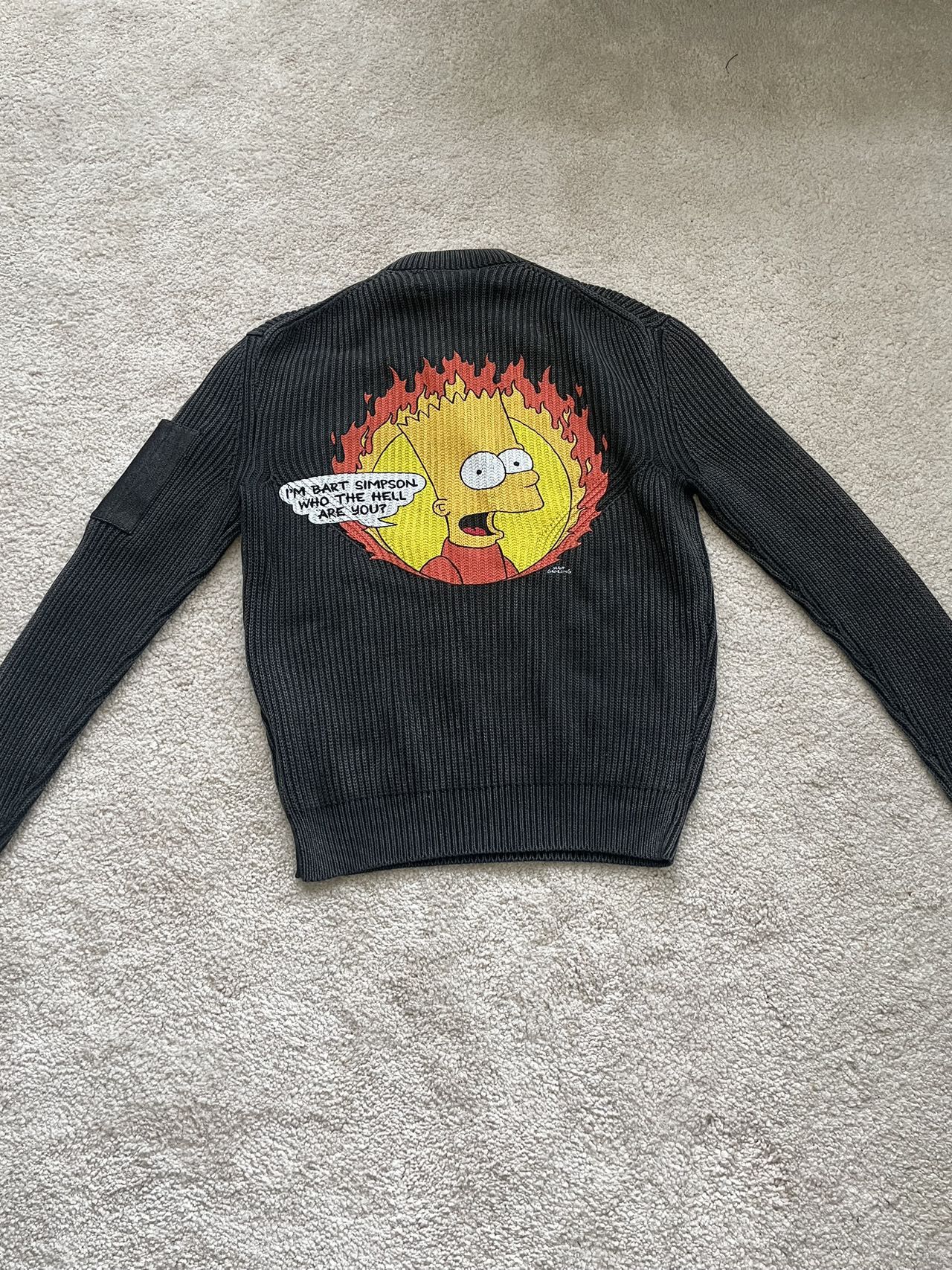 The Simpsons Off White X The Simpsons Multicolor Sweater T-Shirts, Hoodie, Sweatshirt | PodTeesHub.com