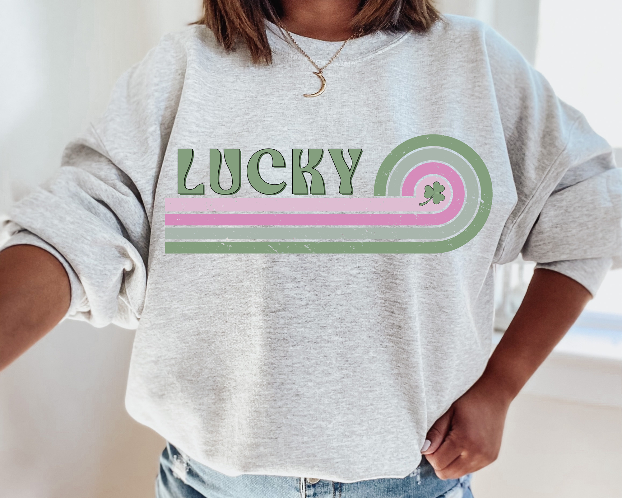 Irish Sweatshirt, Lucky, St. Patricks Day Sweatshirt T-Shirts, Hoodie | PodTeesHub.com