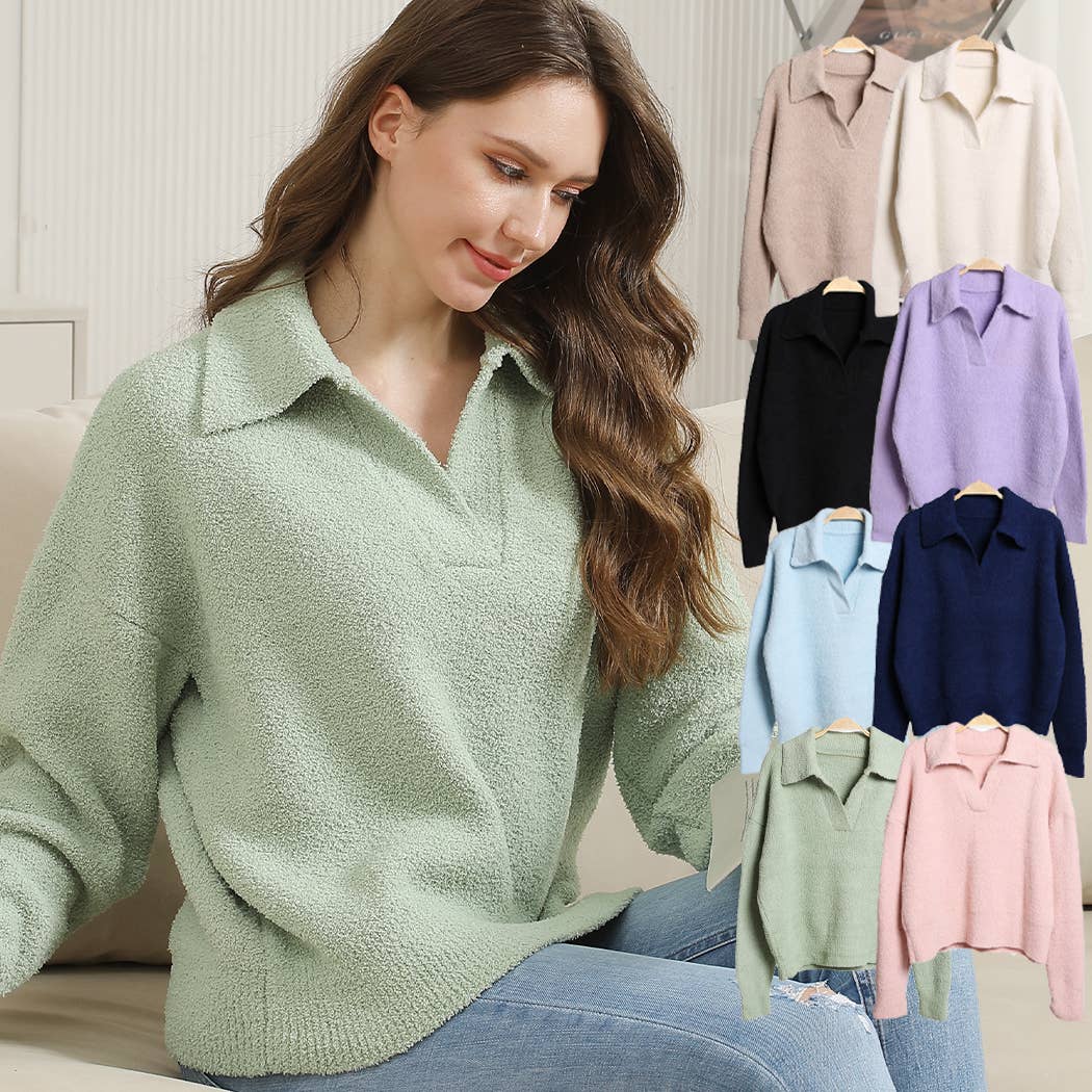Pullover Sweater with Solid Color Warm Outfit T-Shirts, Hoodie, Sweatshirt | PodTeesHub.com