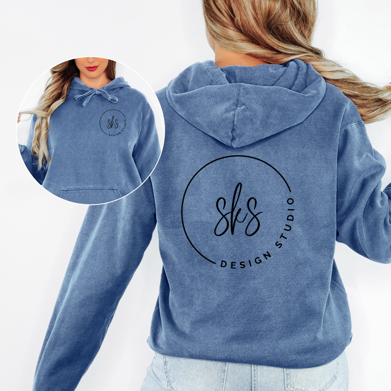 Custom Logo | Unisex Hoodie Sweatshirt [Comfort Colors] T-Shirts | PodTeesHub.com