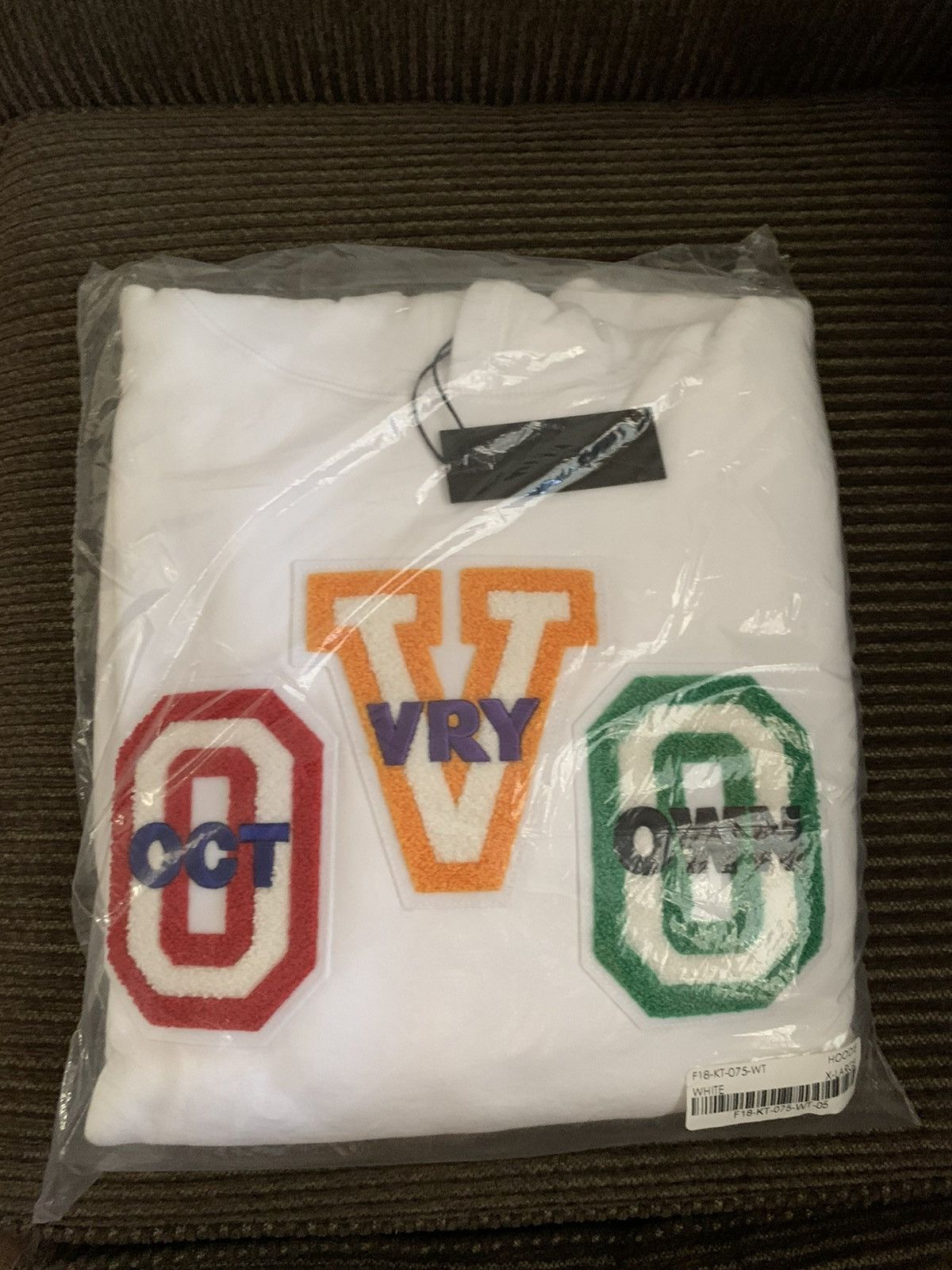 October S Very Own Ovo Octobers Very Own Drake New White Chenille Hoodie Sz L T-Shirts, Sweatshirt | PodTeesHub.com