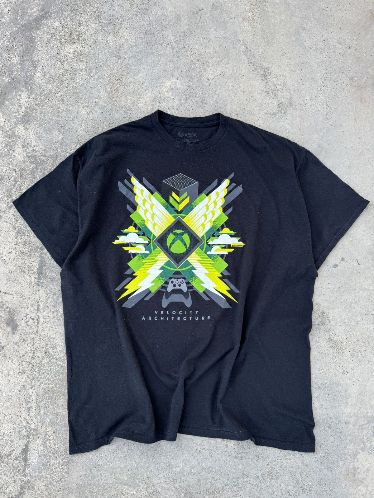 Vintage Y2k Velocity Architecture Xbox Tees Hoodie, Sweatshirt | PodTeesHub.com