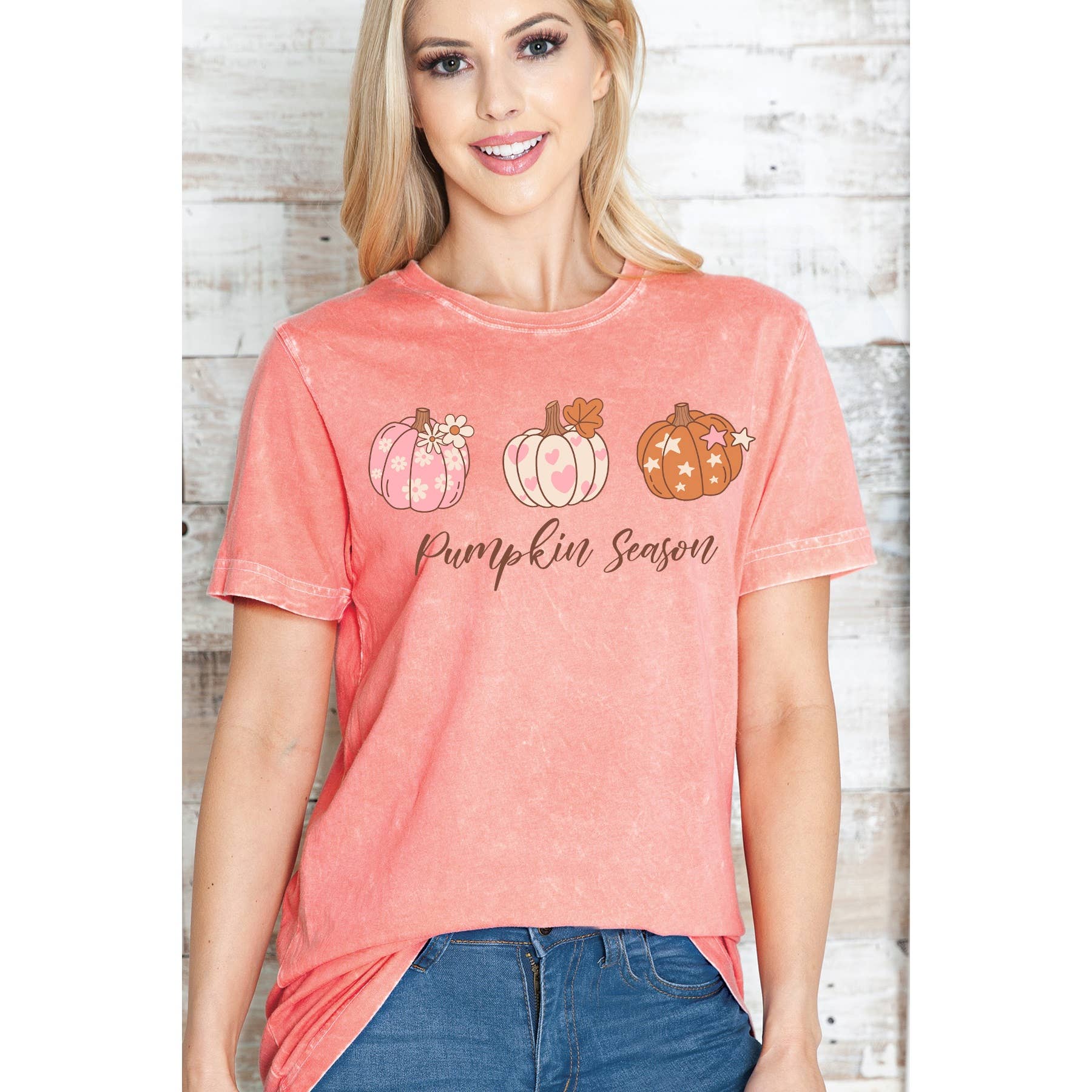 Pumpkin Season - Mineral Wash T Shirt Hoodie, Sweatshirt | PodTeesHub.com
