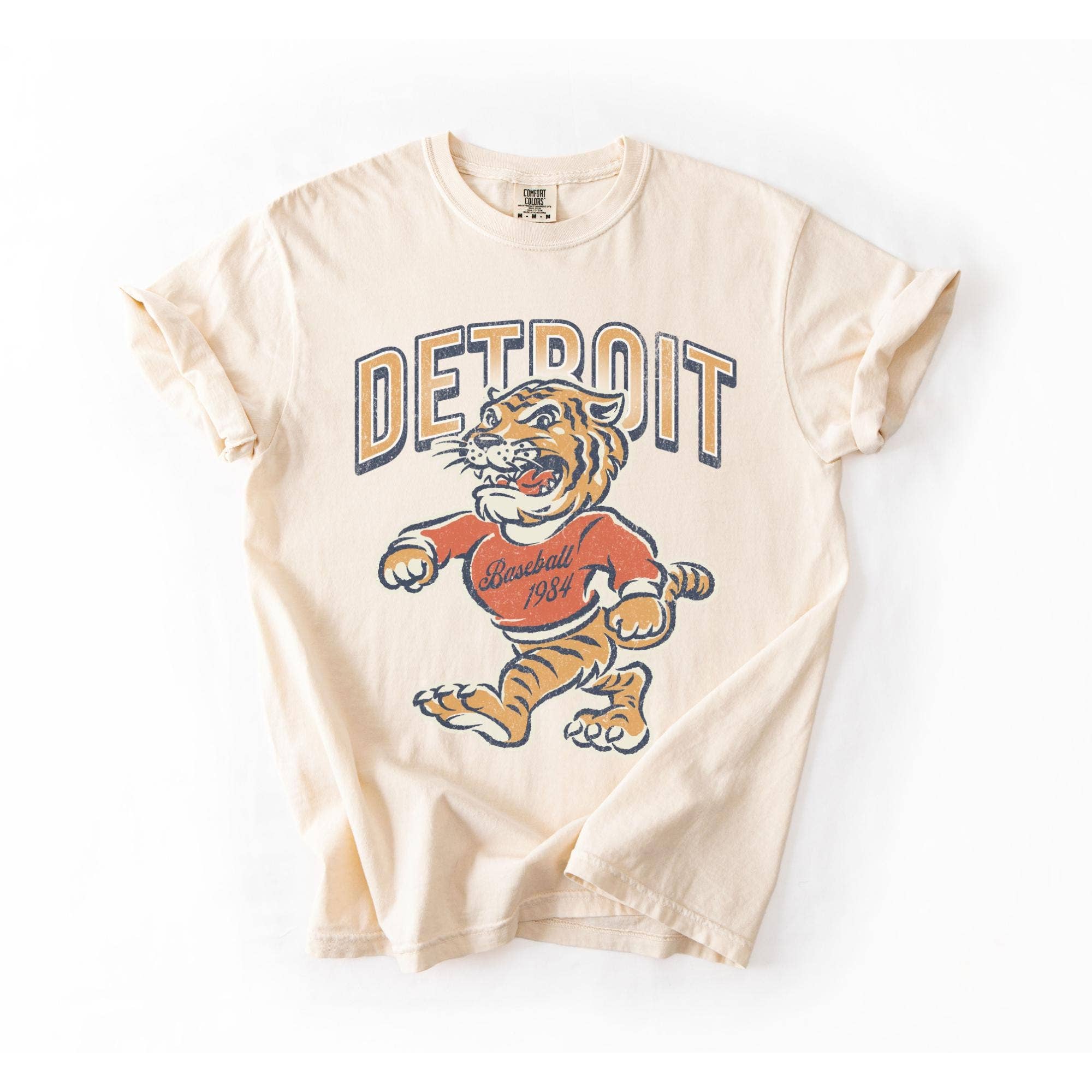 Vintage Detroit Tigers Baseball Tee - Game Day Apparel Hoodie, Sweatshirt | PodTeesHub.com