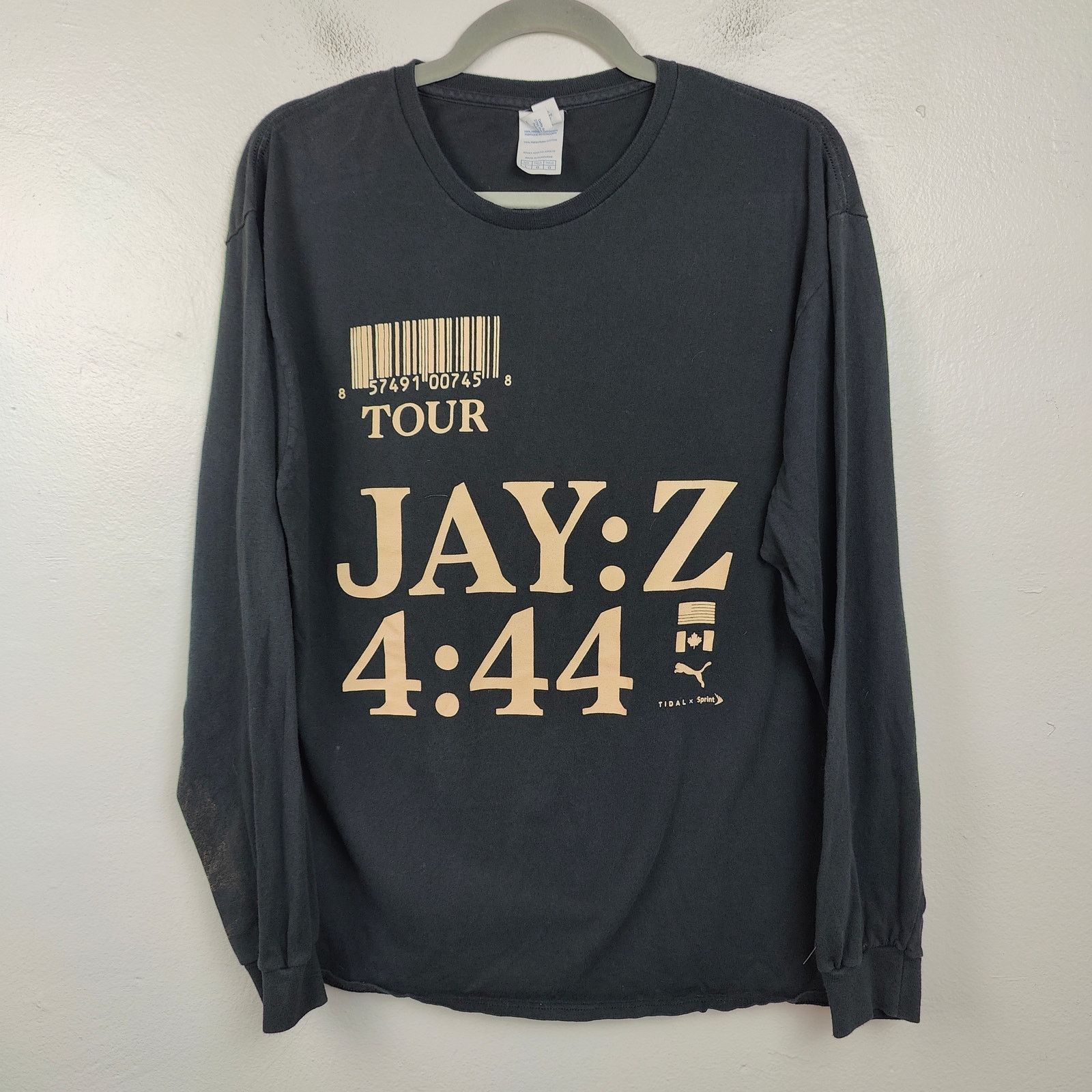 Delta Jay Z 4 44 Concert Tour Graphic T Shirt Mens Large Black Hoodie, Sweatshirt | PodTeesHub.com