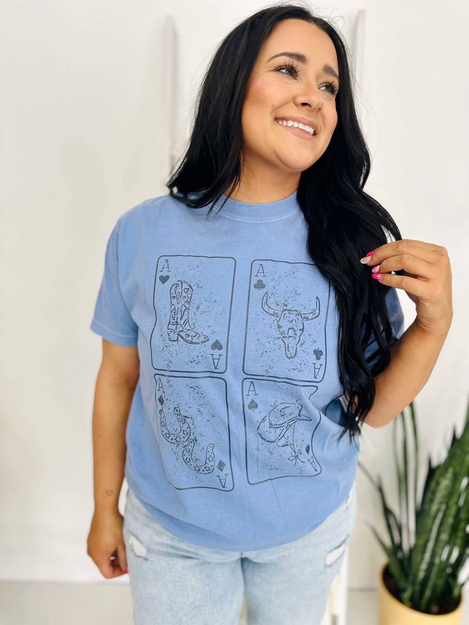 Western Playing Cards Dtf Tee Hoodie, Sweatshirt | PodTeesHub.com