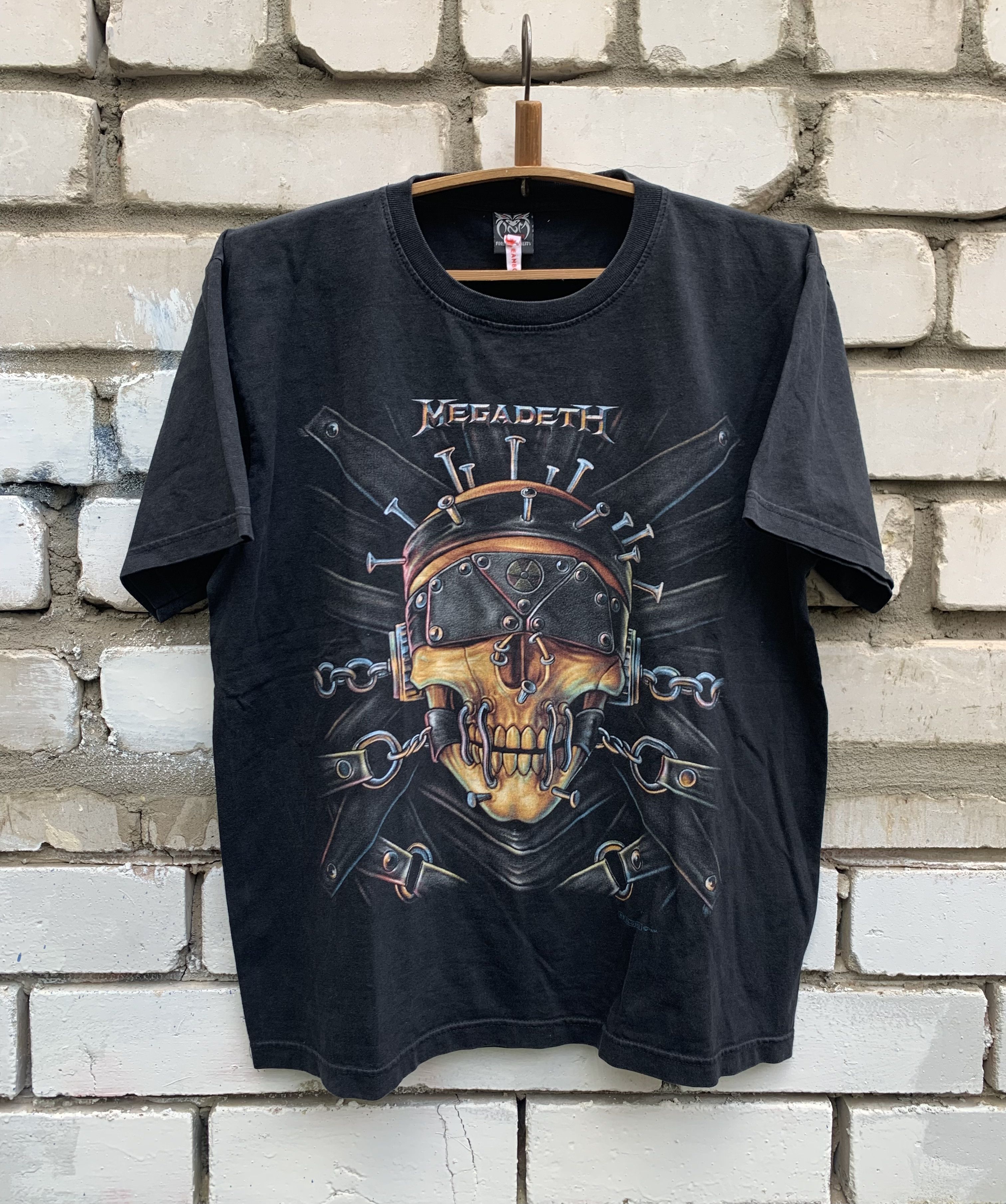 Megadeth X Vintage Vintage Faded Megadeth T Shirt Y2k Sreetwear Skulls Hoodie, Sweatshirt | PodTeesHub.com