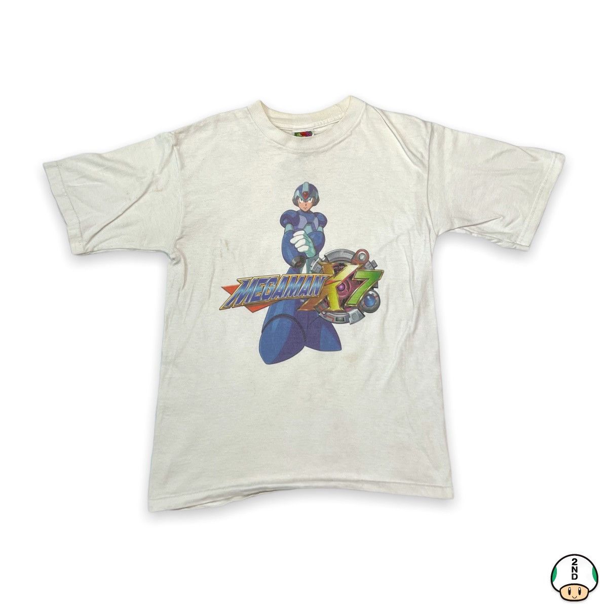 Japanese Brand Vintage 2003 Mega Man X7 T Shirt Capcom Video Game Promo Tee Hoodie, Sweatshirt | PodTeesHub.com