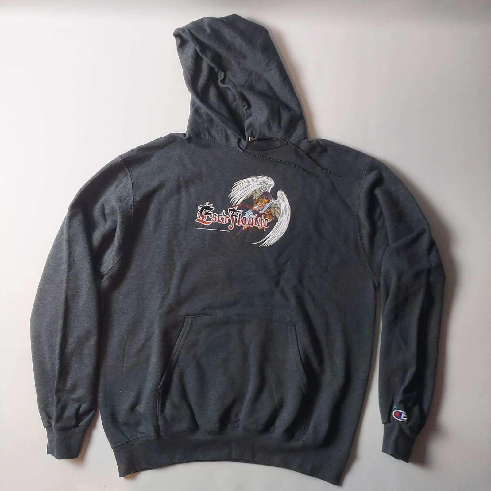 Anime Escaflowne Dark Grey Hoodie Size Large T-Shirts, Sweatshirt | PodTeesHub.com