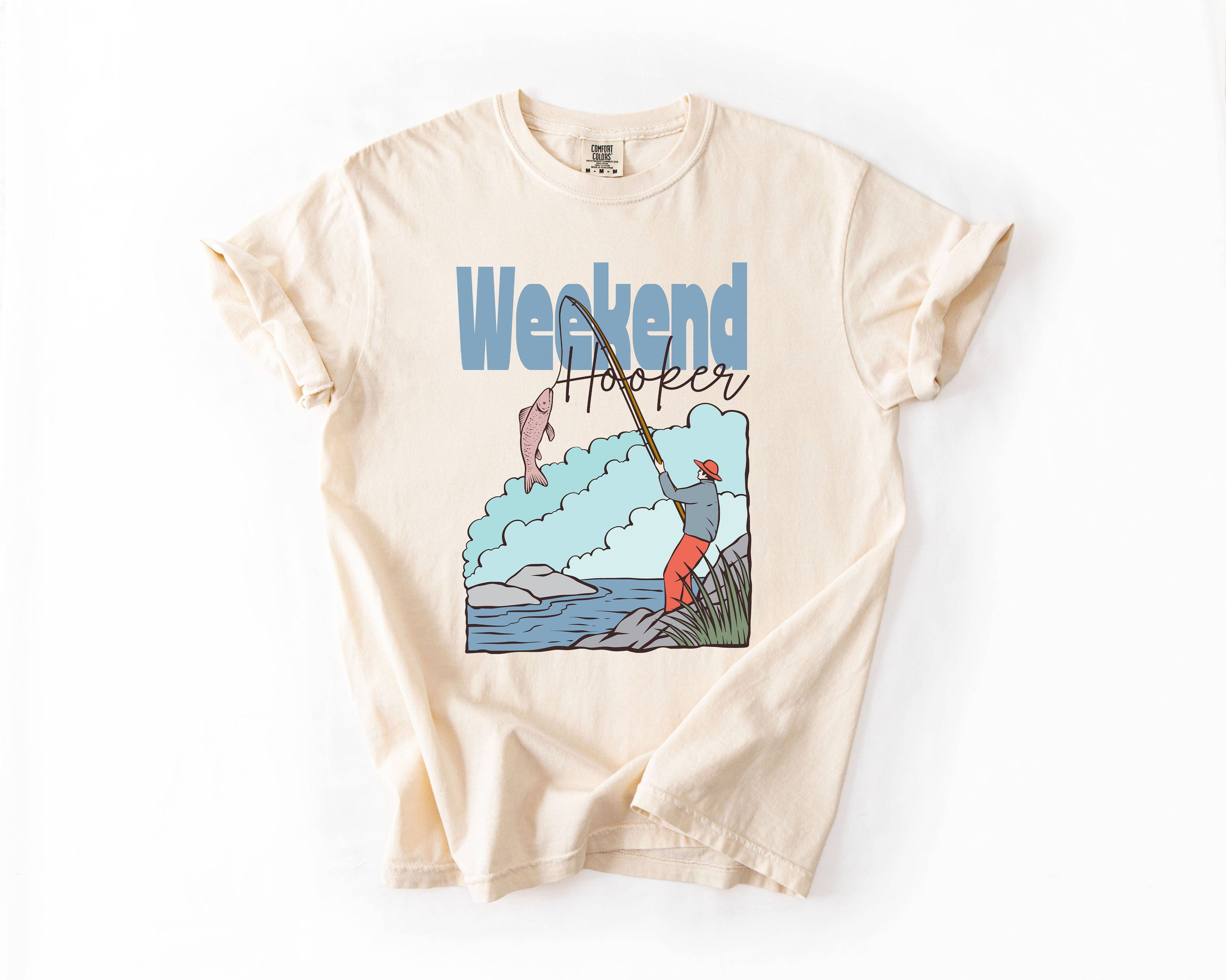 Weekend Hooker, Adventure, Boat, Lake Life, Camping T-Shirt Hoodie, Sweatshirt | PodTeesHub.com