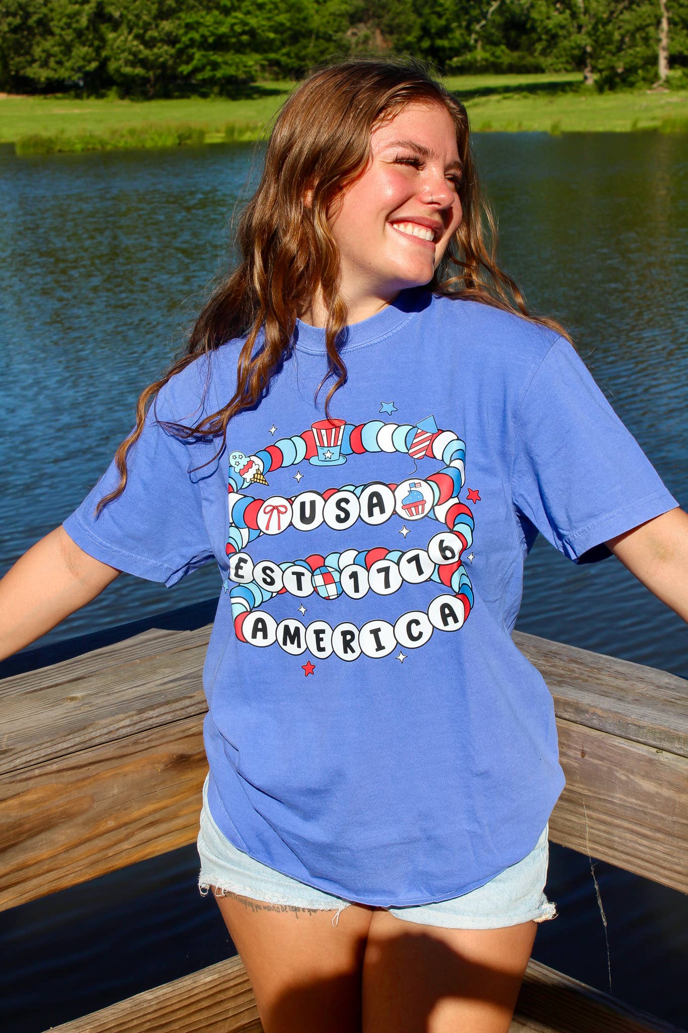USA Bracelet Graphic Tee Hoodie, Sweatshirt | PodTeesHub.com