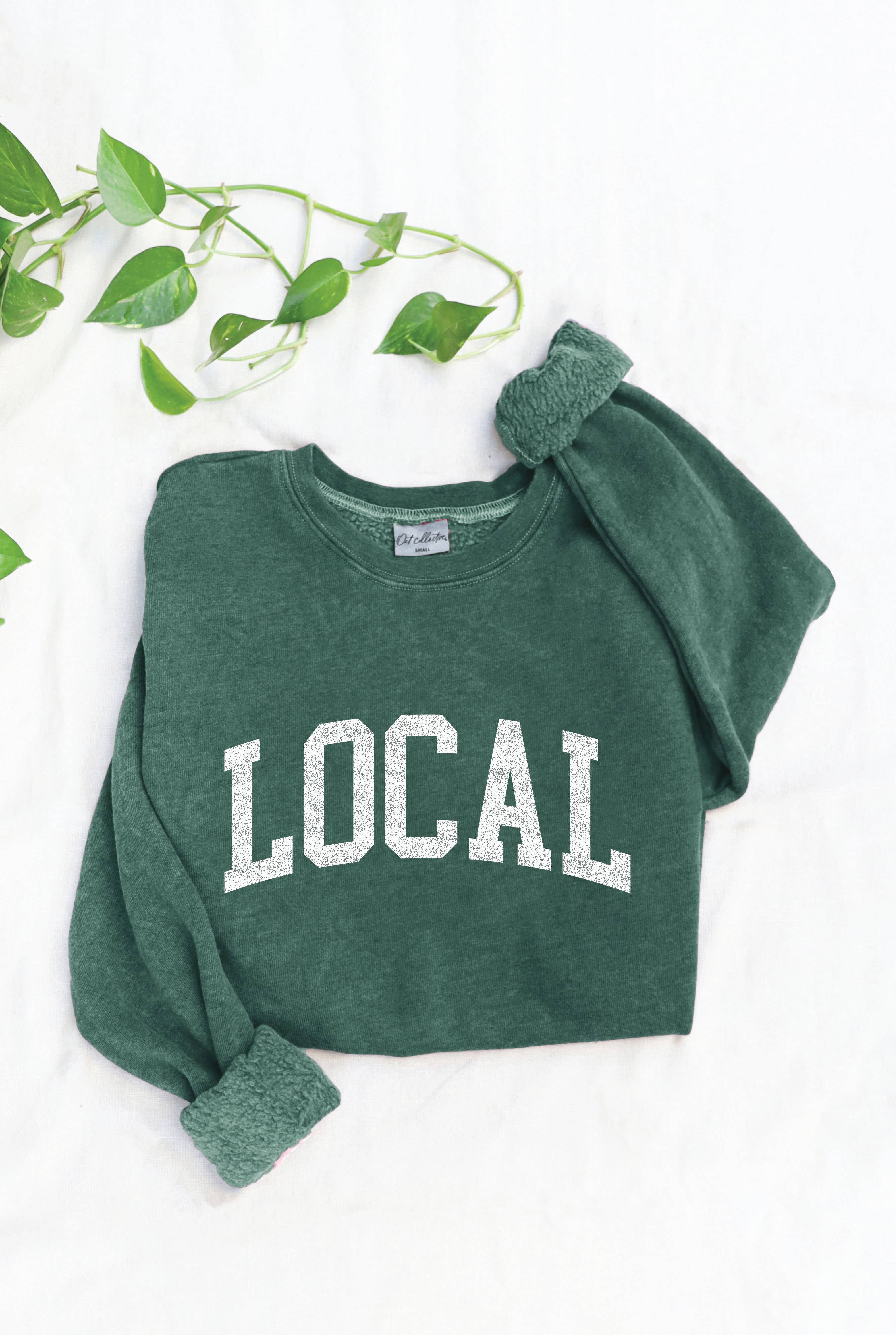 Local  Mineral Washed Graphic Sweatshirt T-Shirts, Hoodie | PodTeesHub.com