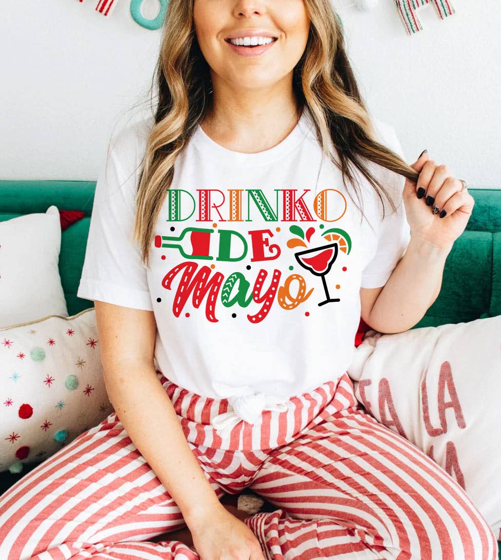 Drinko De Mayo - Cinco De Mayo Drinks Fun Silly T-Shirt Hoodie, Sweatshirt | PodTeesHub.com