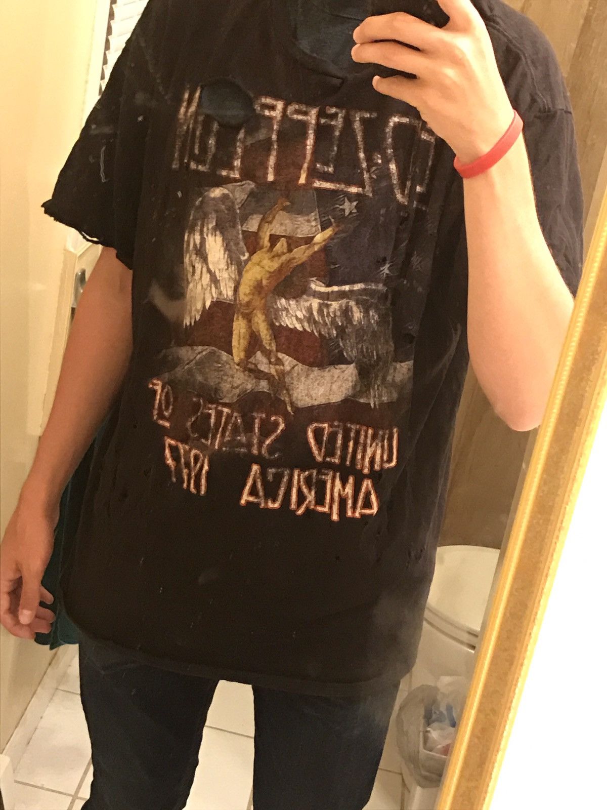 Zeppelin Led Zeppelin Distressed Tee Hoodie, Sweatshirt | PodTeesHub.com