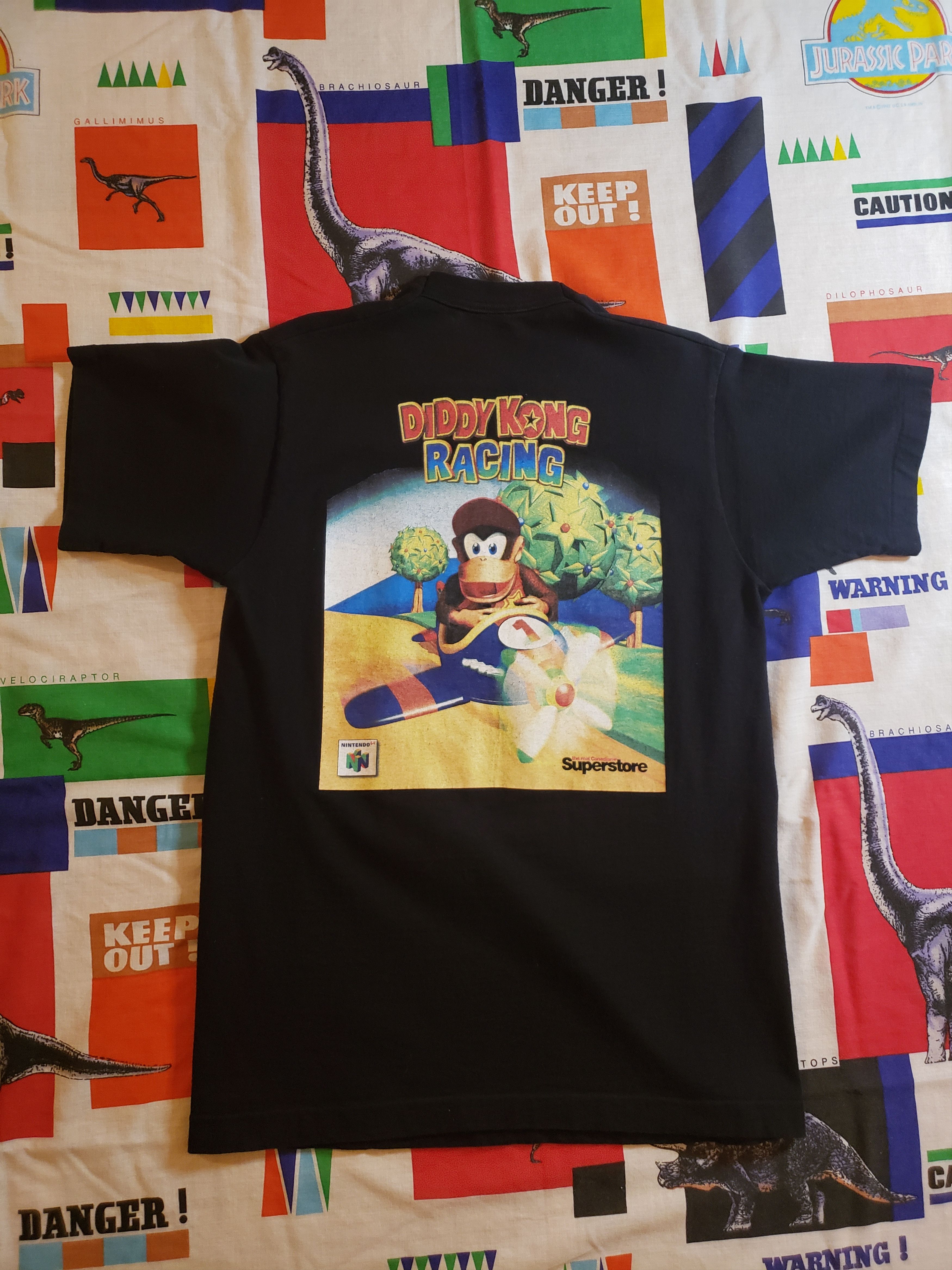 Vintage N64 Diddy Kong Racing Promo Shirt Hoodie, Sweatshirt | PodTeesHub.com