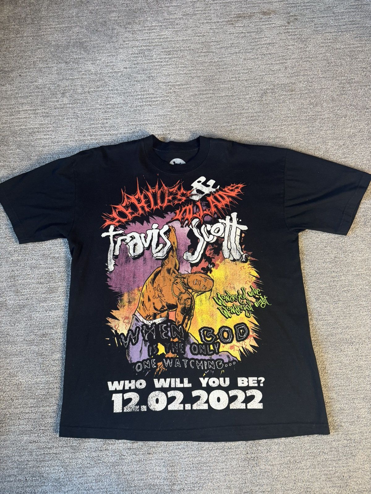 Travis Scott Heroes And Villains Travis Scott Tee Hoodie, Sweatshirt | PodTeesHub.com