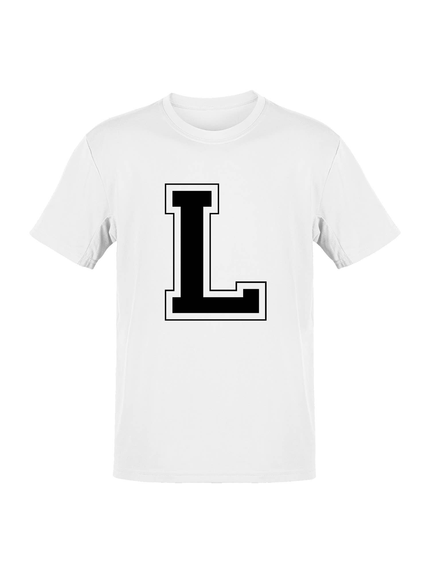 College Varsity Letter L Unisex T-Shirt Women's T-Shirt Hoodie, Sweatshirt | PodTeesHub.com