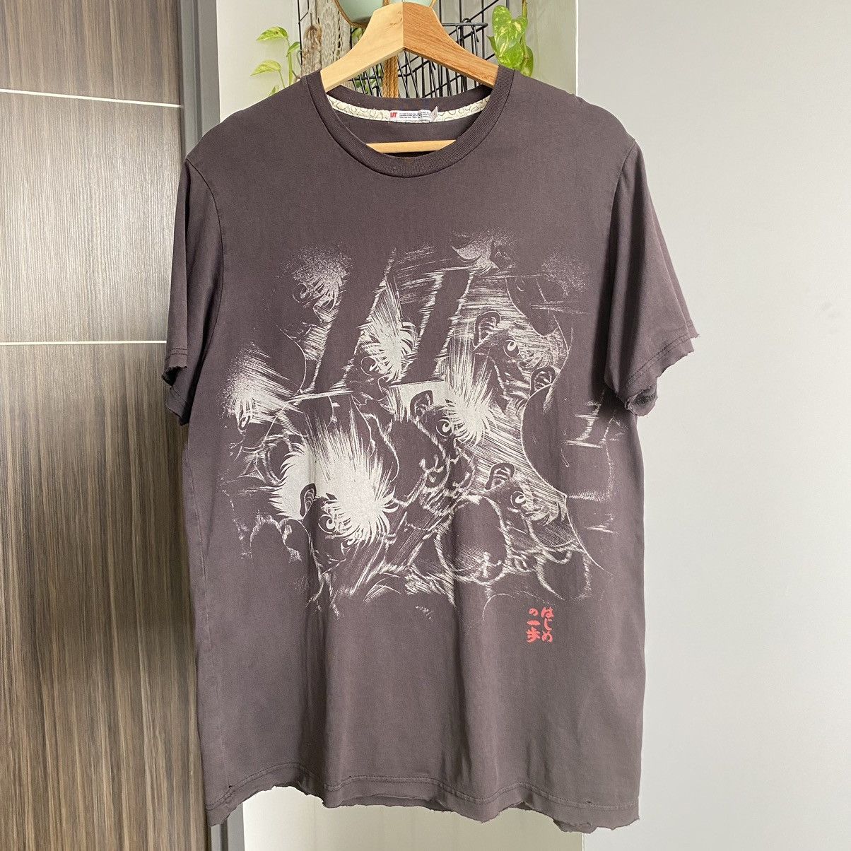 Anime Thrashed Faded Vintage Y2k Hajime Ippo Boxing Anime Sick Tee Hoodie, Sweatshirt | PodTeesHub.com