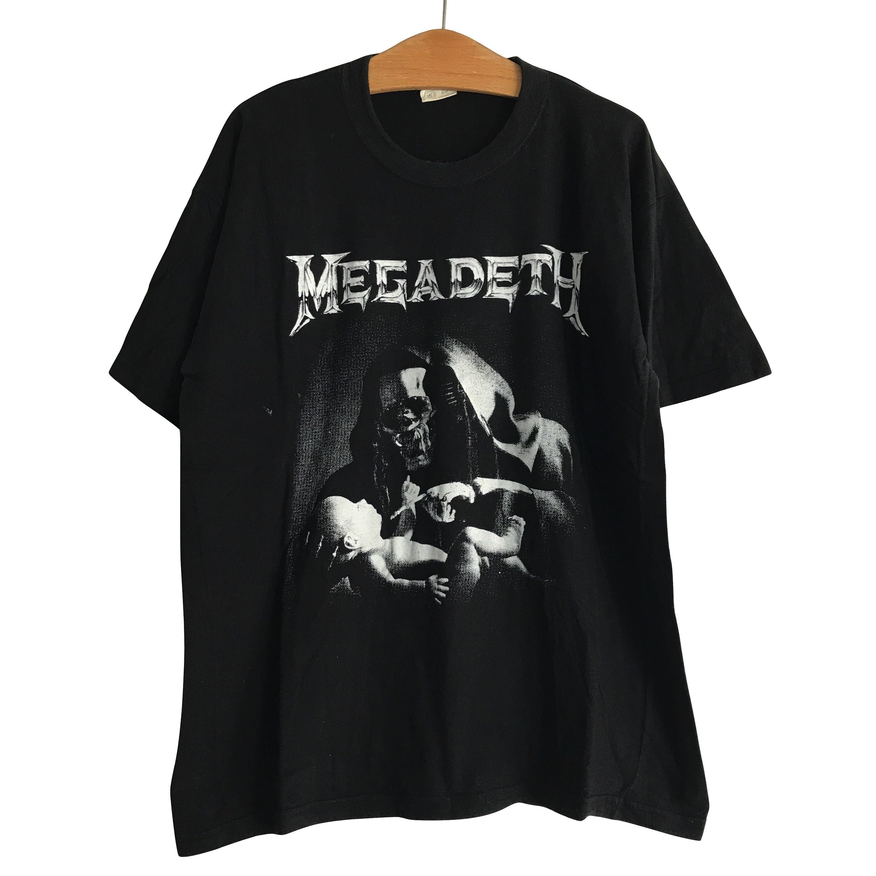 Vintage Megadeth Youth European Tour T Shirt Hoodie, Sweatshirt | PodTeesHub.com