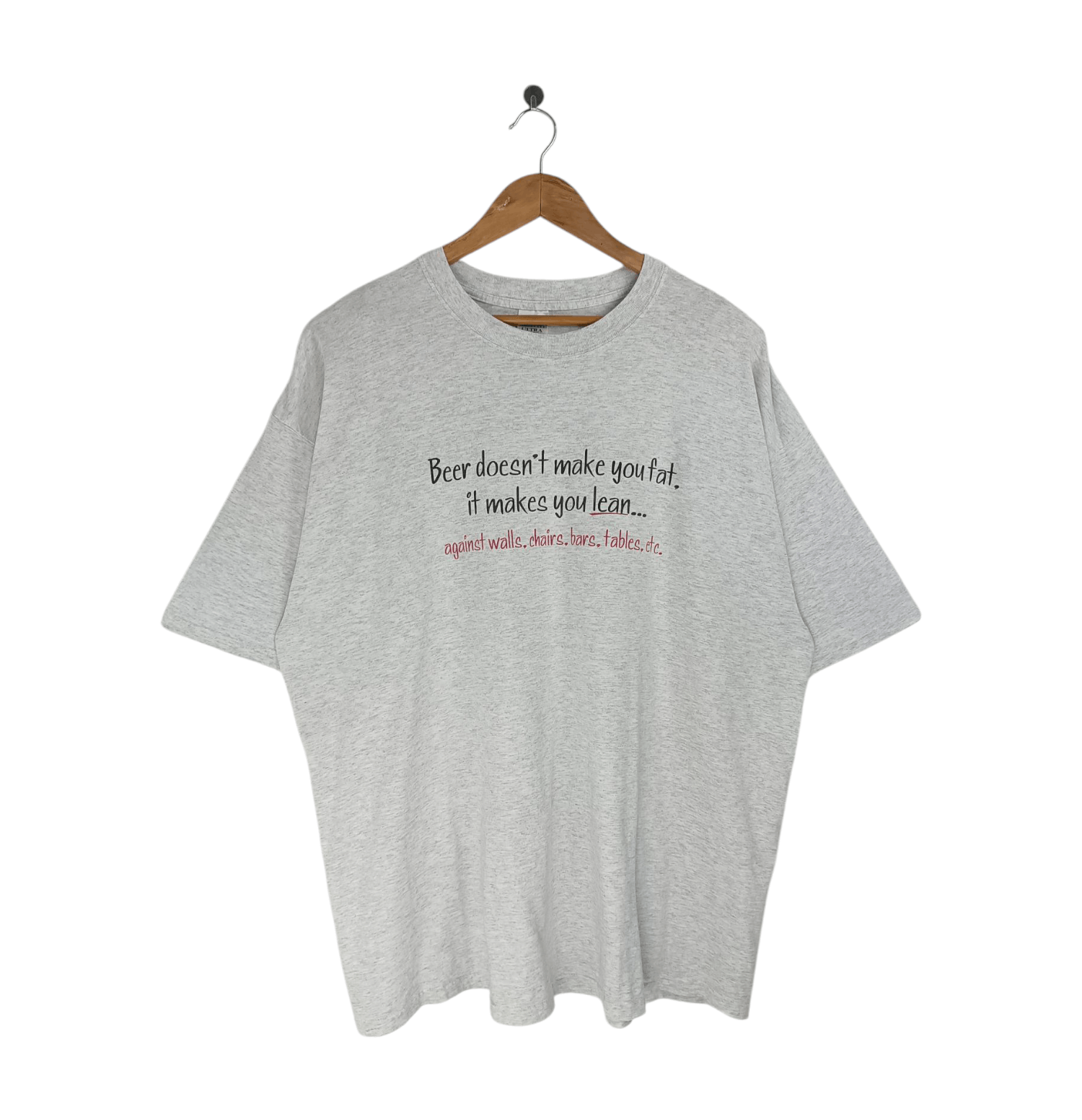 Vintage 2000s Beer Doesn T Make You Fat Humor Joke Funny Tee Hoodie, Sweatshirt | PodTeesHub.com