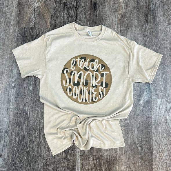 I Teach Smart Cookies! On Sand Tee Hoodie, Sweatshirt | PodTeesHub.com
