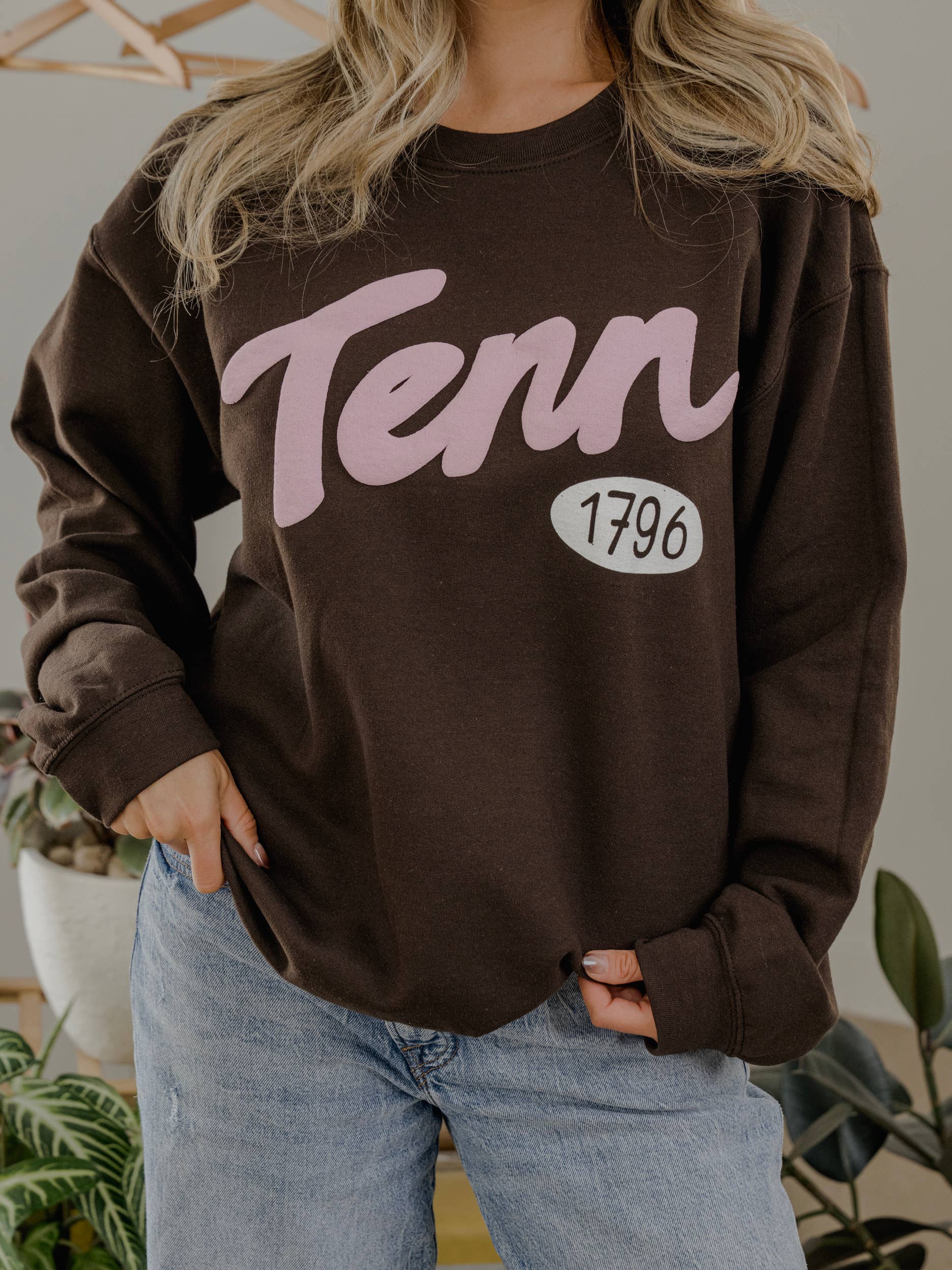 Tennessee 1796 Puff Ink Dark Brown Sweatshirt T-Shirts, Hoodie | PodTeesHub.com