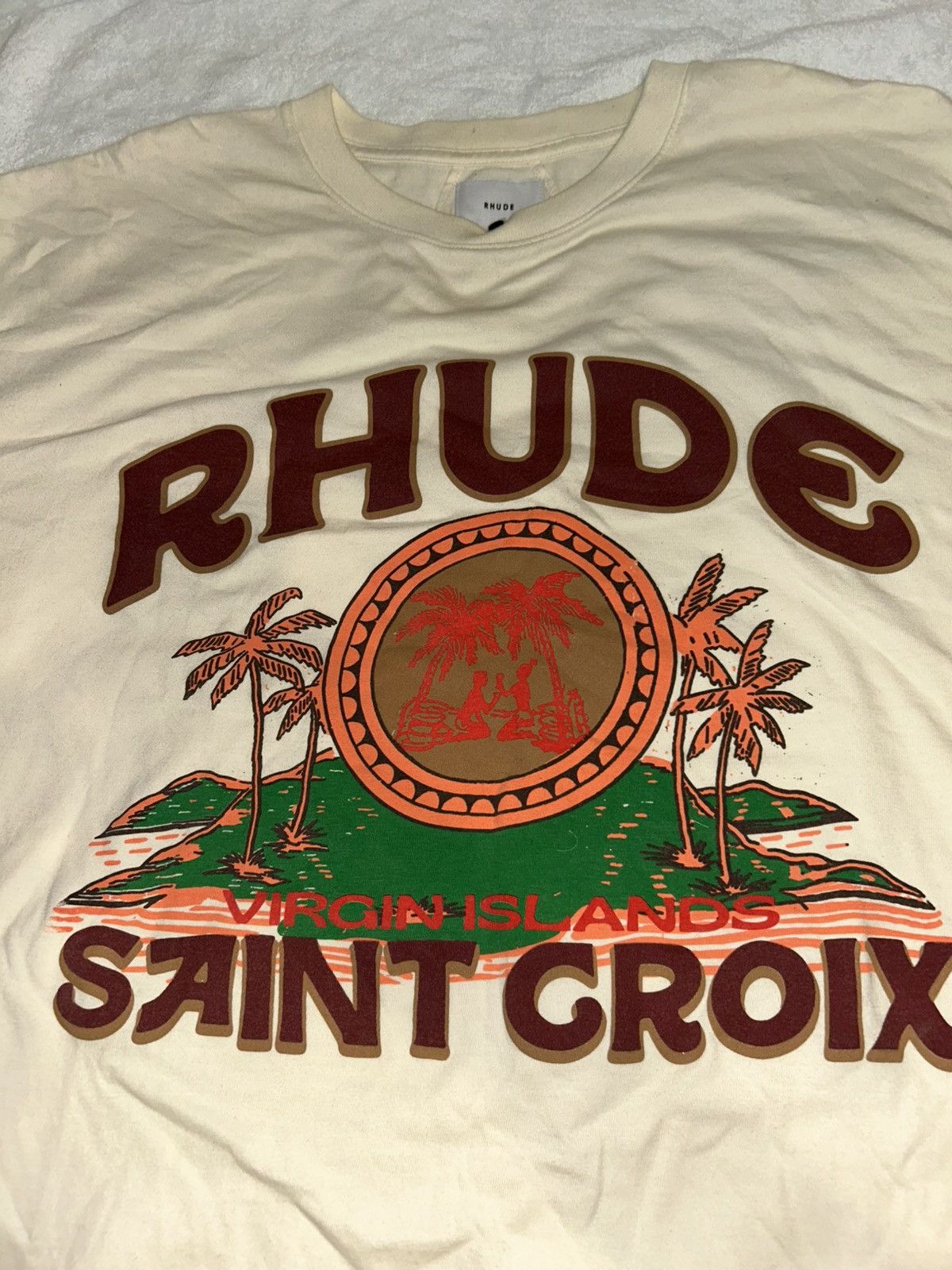 Rhude Saint Croix T Shirt Hoodie, Sweatshirt | PodTeesHub.com