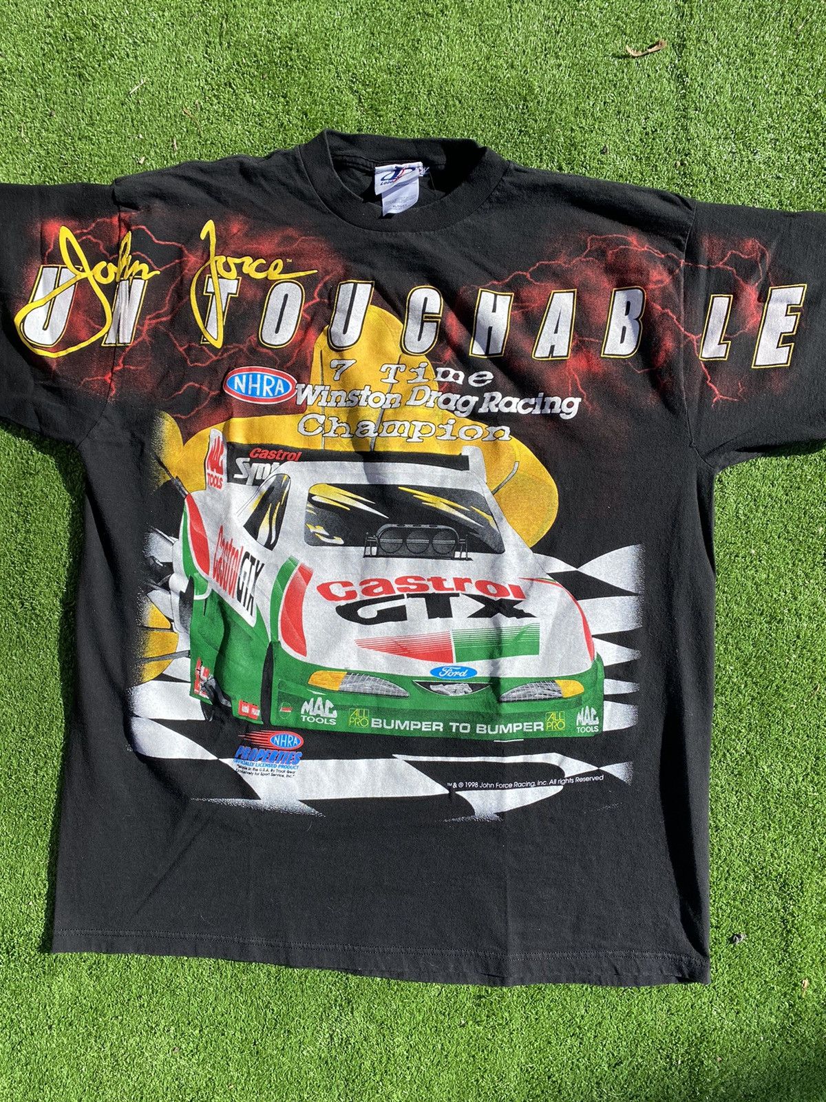 Vintage John Force Nhra Racing Shirt Hoodie, Sweatshirt | PodTeesHub.com
