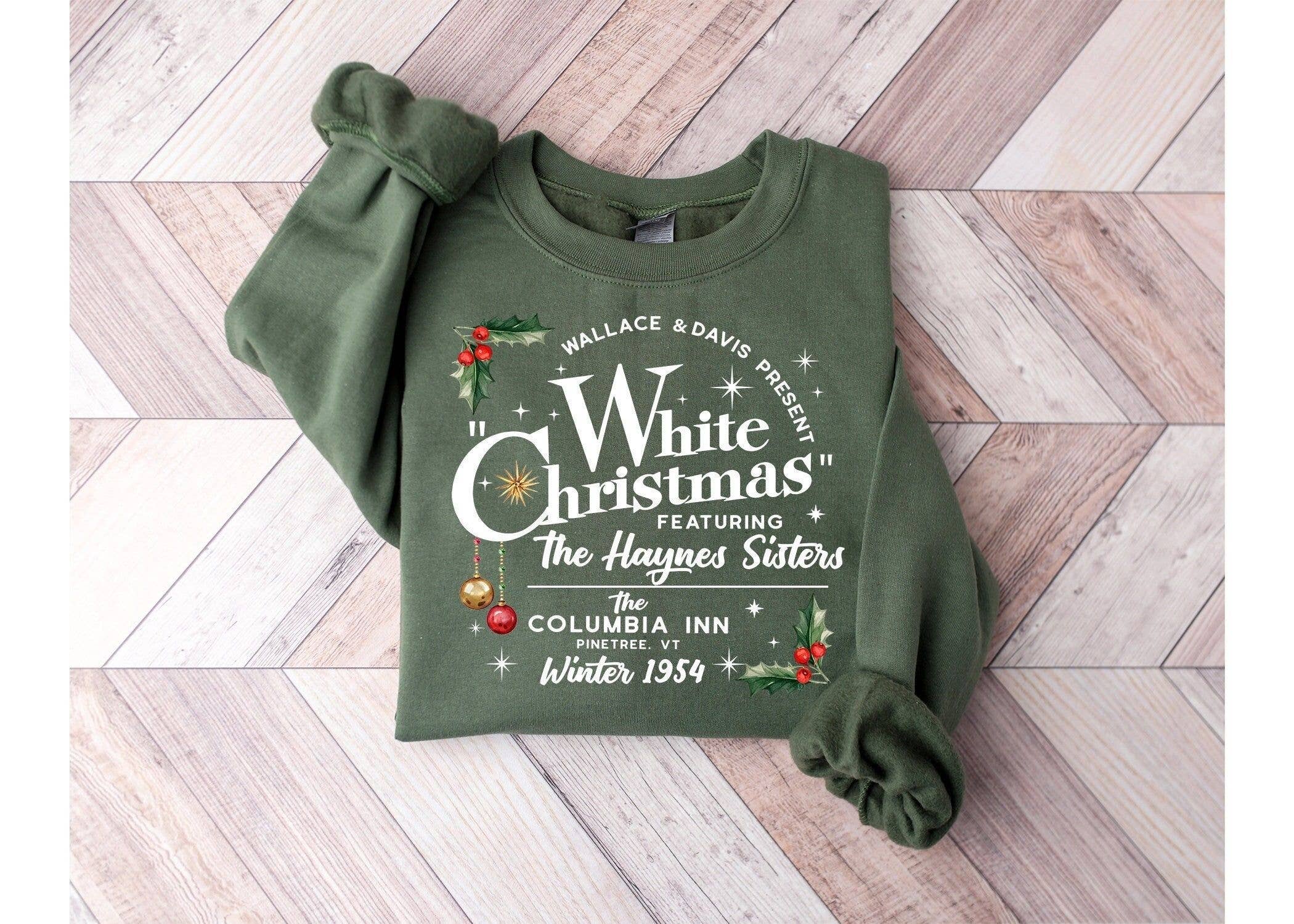 Classic White Christmas Movie Sweatshirt T-Shirts, Hoodie | PodTeesHub.com