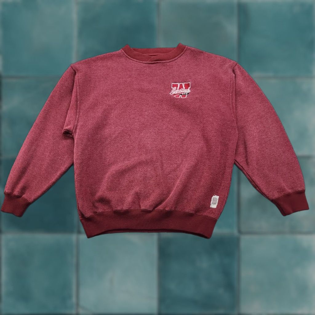 Vintage Boa Resort Sweatshirt Mens L Red Central Washington University Dad Crew Neck Pullove T-Shirts, Hoodie