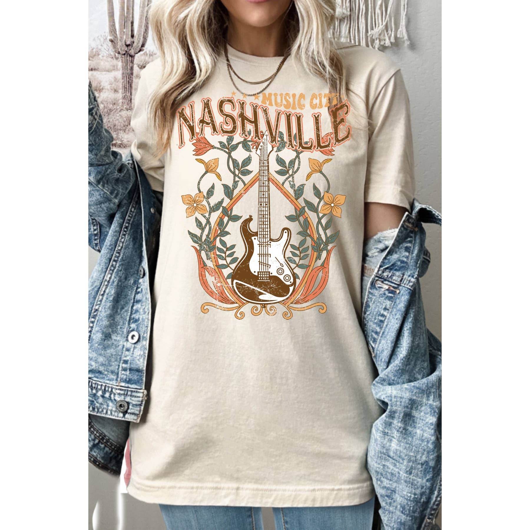 Nashville Women's Graphic T-Shirt, Relaxed Fit Hoodie, Sweatshirt | PodTeesHub.com