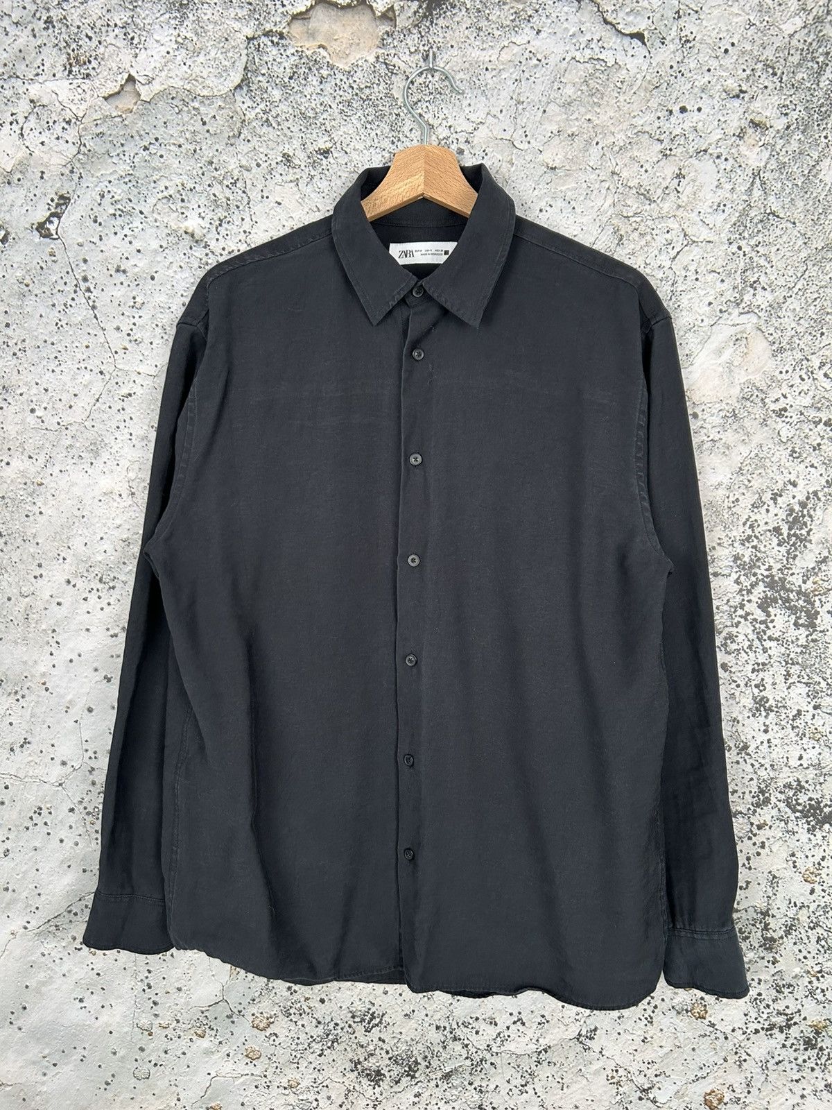 Zara Modal Avant Garde Black Shirt Streetwear Basic Elegant Hoodie, Sweatshirt | PodTeesHub.com