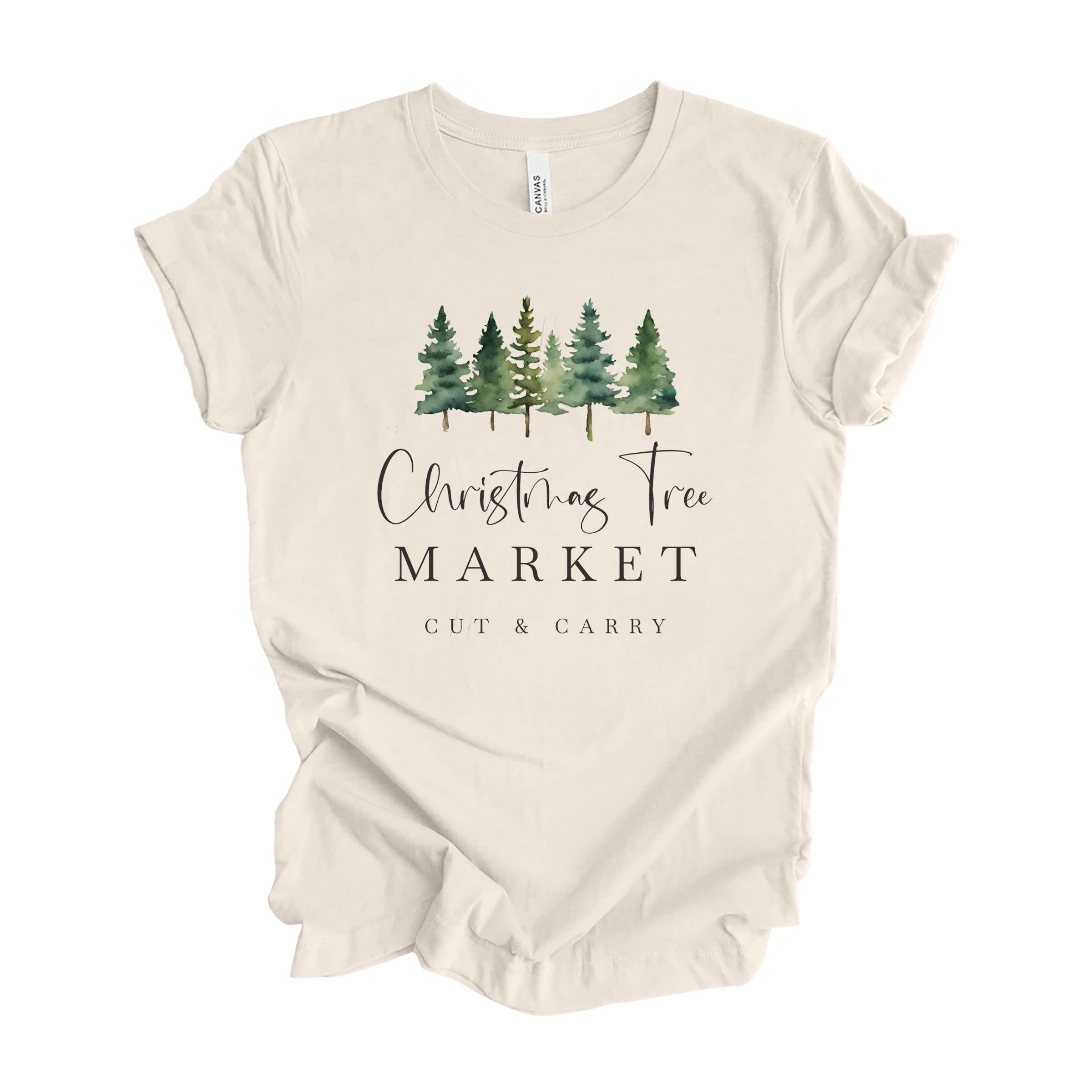 Christmas Tree Market Tee Hoodie, Sweatshirt | PodTeesHub.com