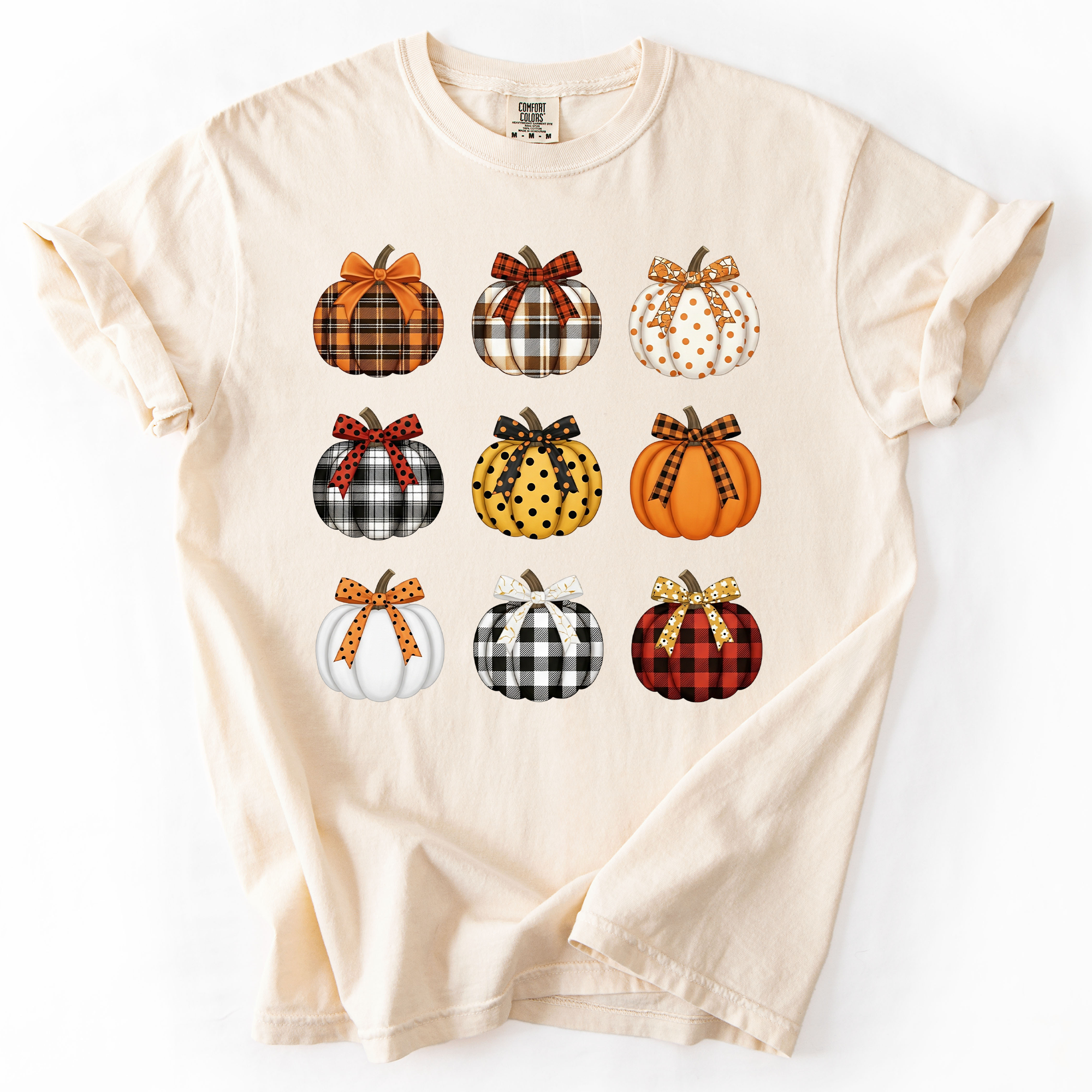 Patterned Pumpkins, Classic, Halloween, Fall, Autumn T-Shirt Hoodie, Sweatshirt | PodTeesHub.com
