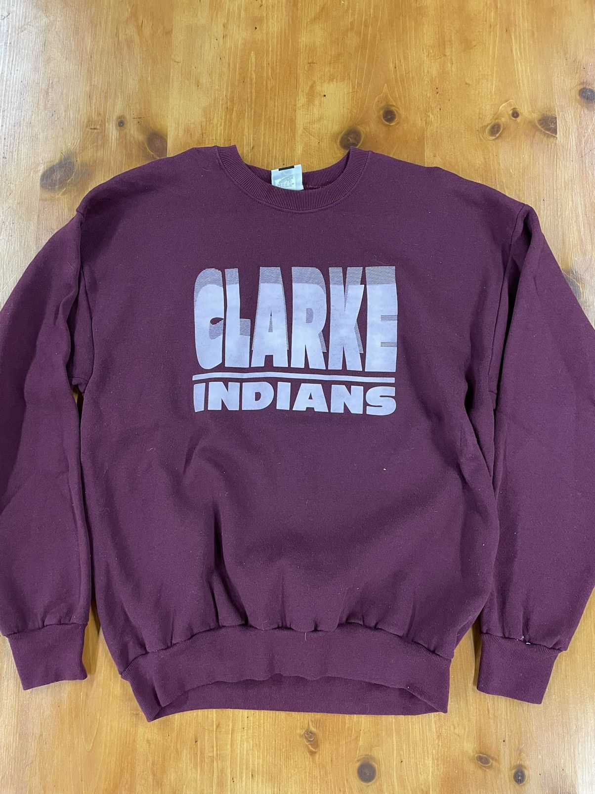 Vintage Crewneck Clark Indians Vintage Sweatshirt T-Shirts, Hoodie | PodTeesHub.com