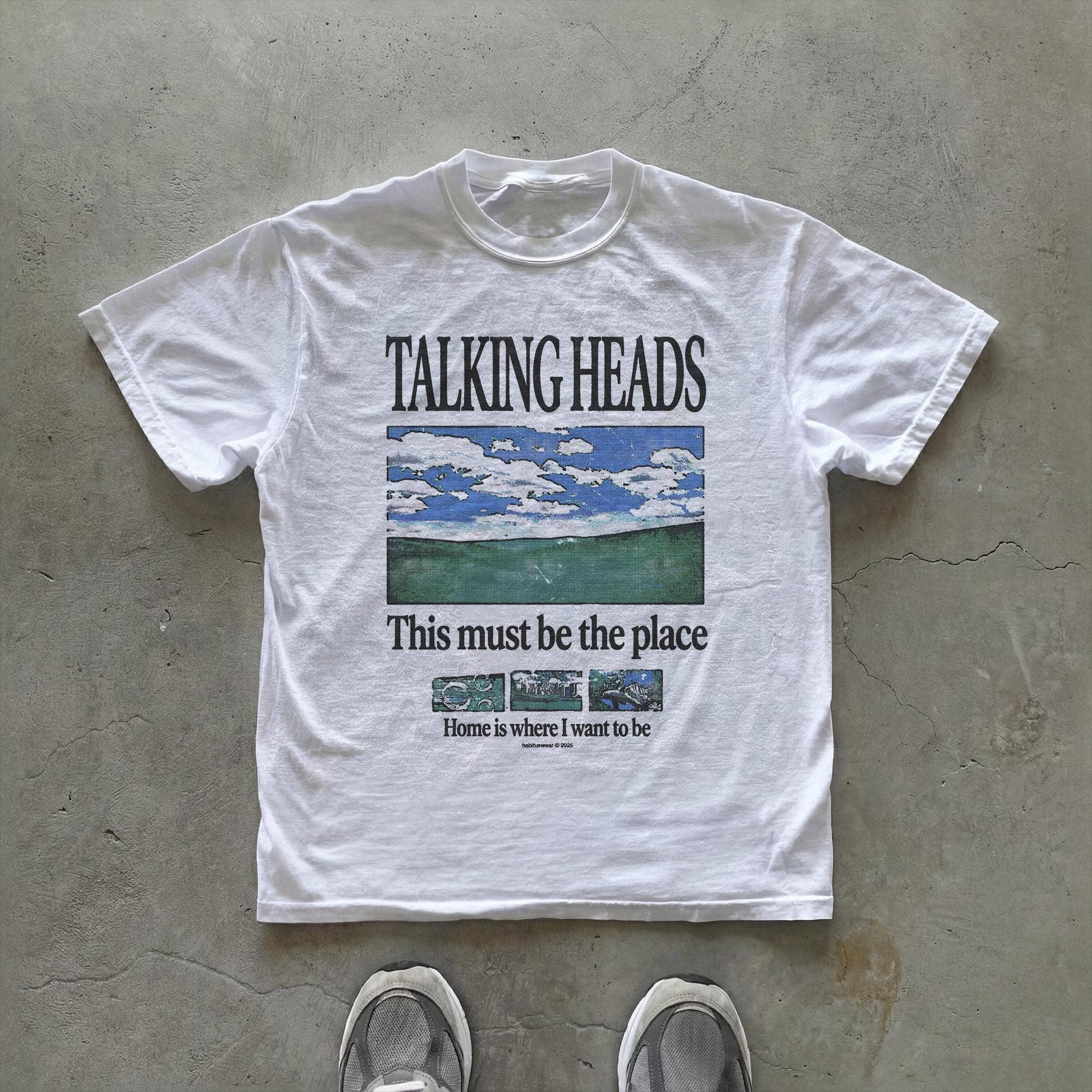This Must Be the Place Talking Heads Lyric Tee Hoodie, Sweatshirt | PodTeesHub.com